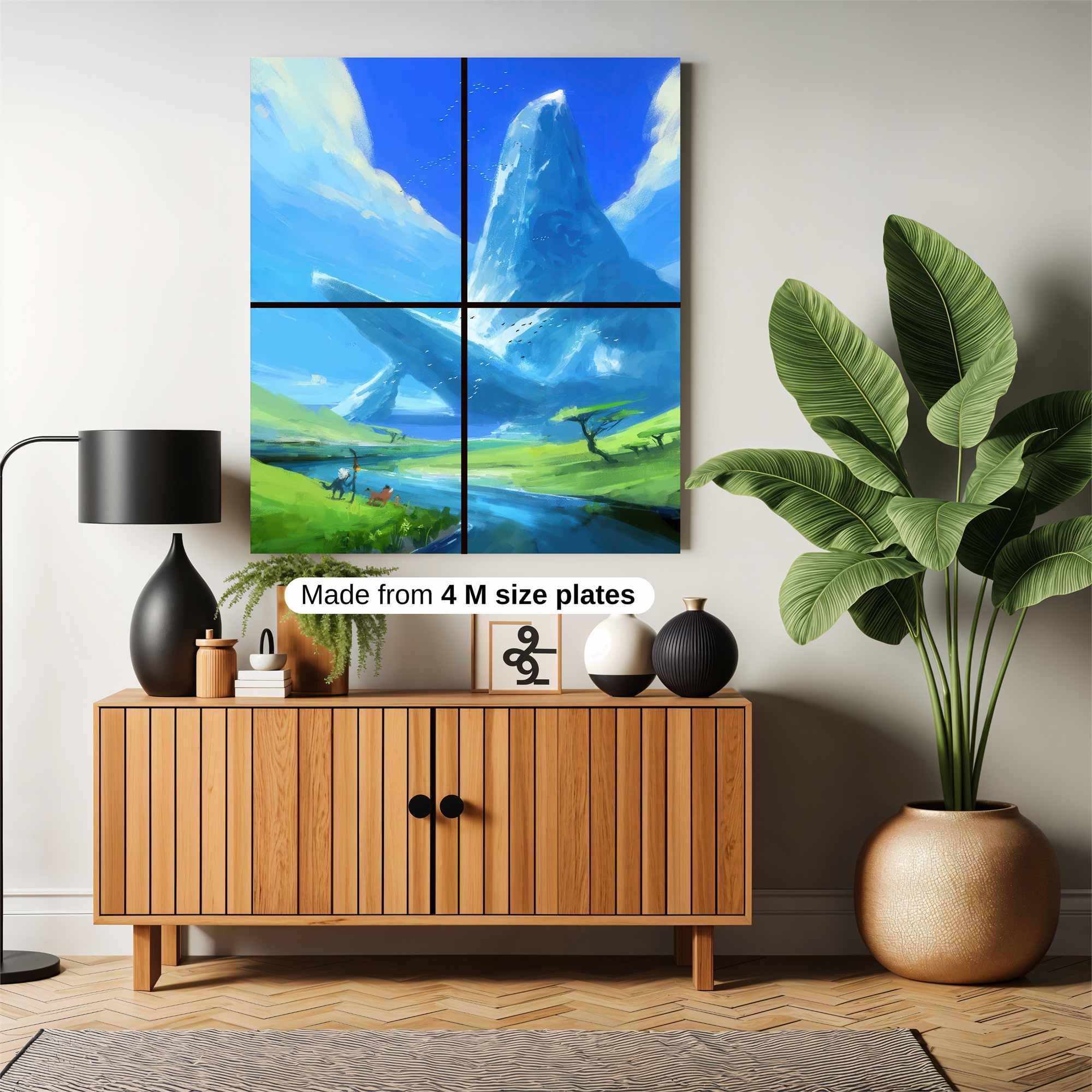 Mountain Serenity Safe Wall Magnetic / M