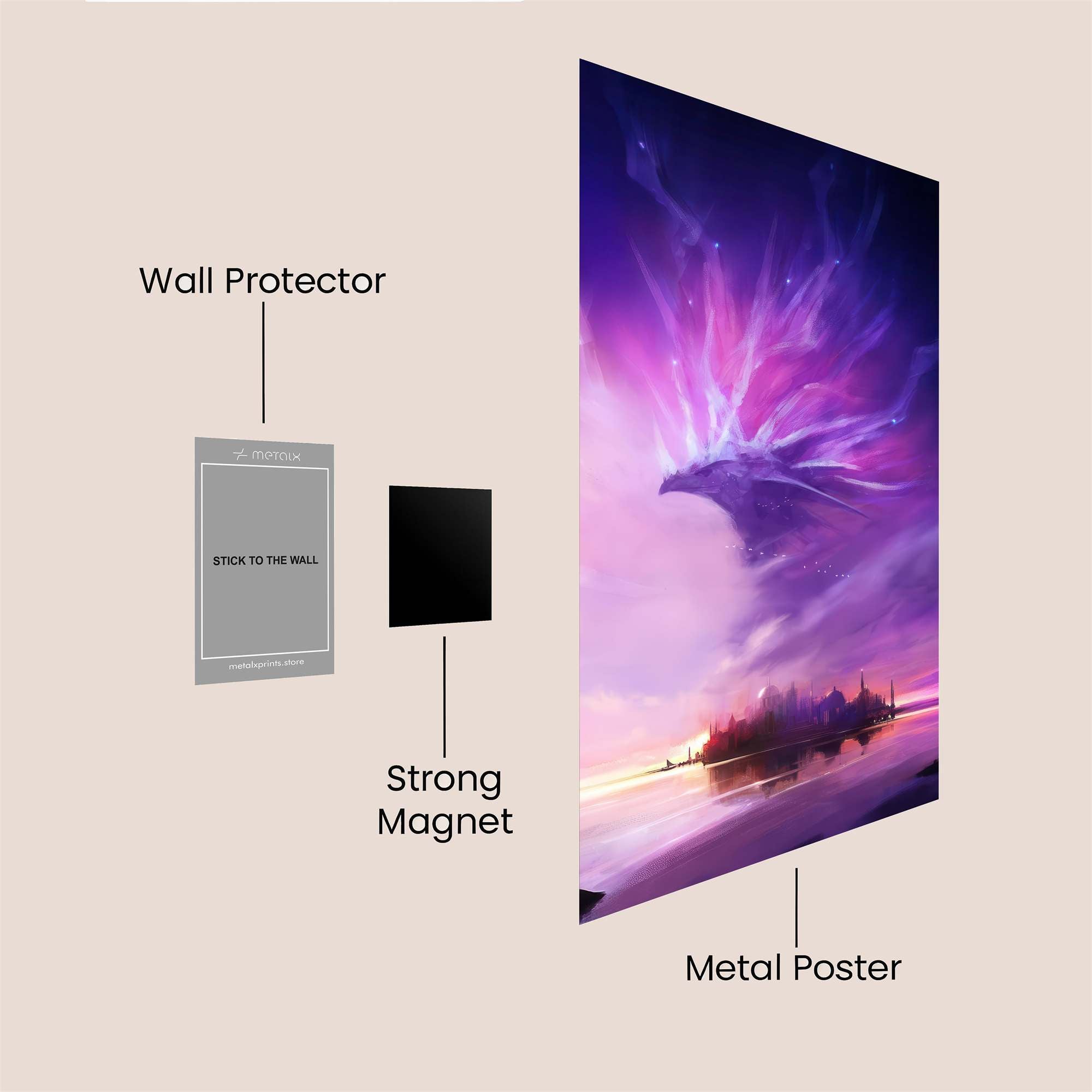 Phoenix Radiant Safe Wall Magnetic / M
