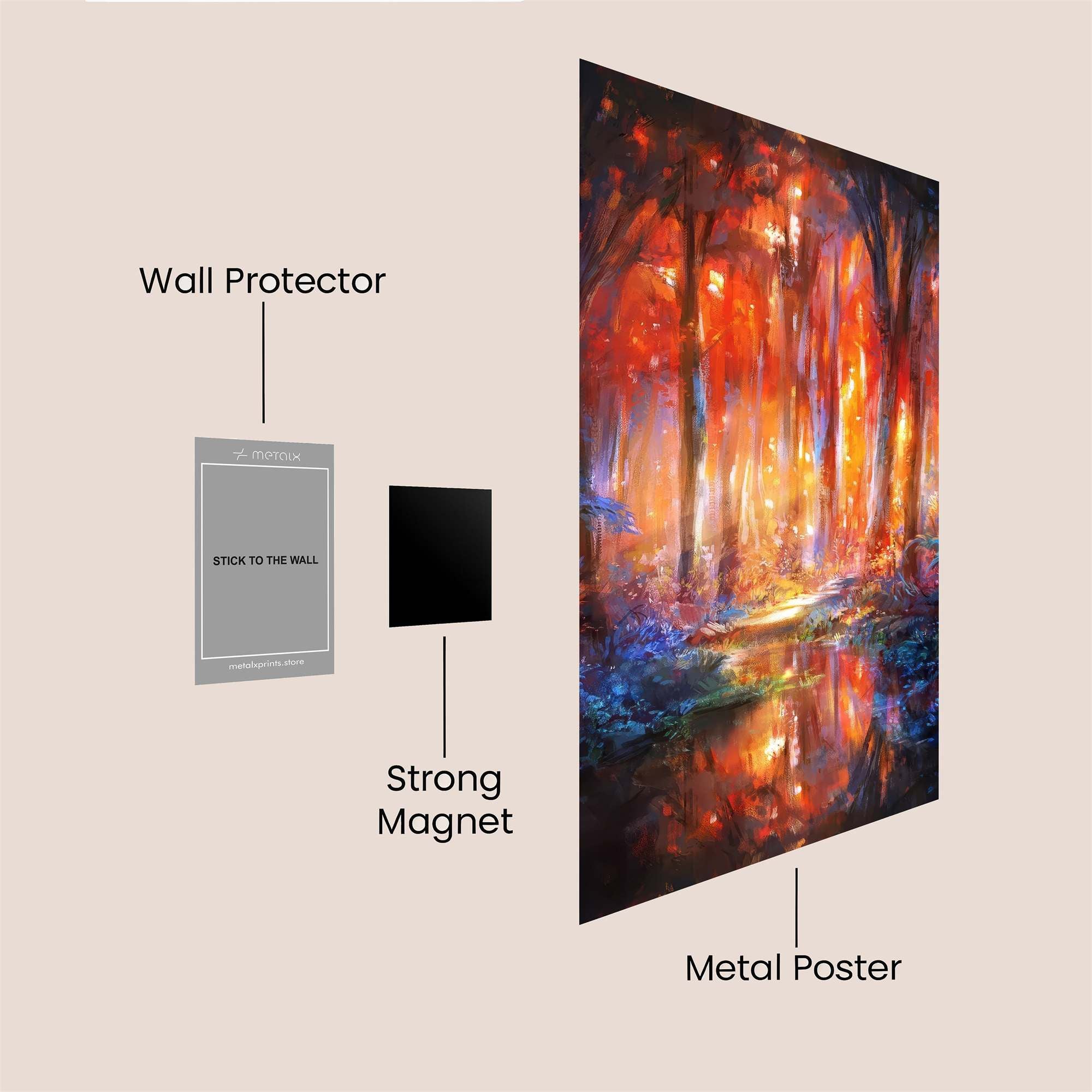 Forest Enchantment Safe Wall Magnetic / M