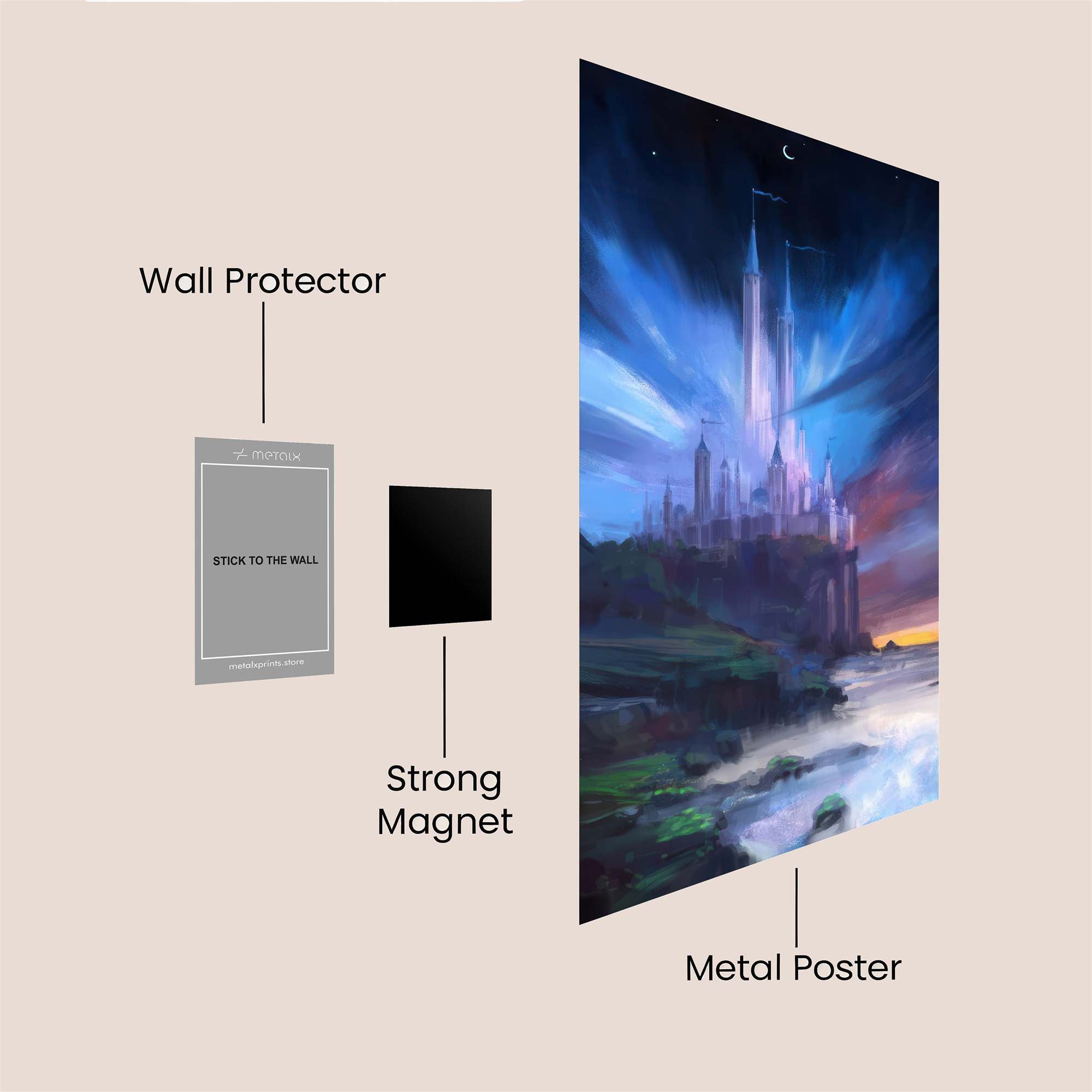 Castle Radiant Safe Wall Magnetic / M