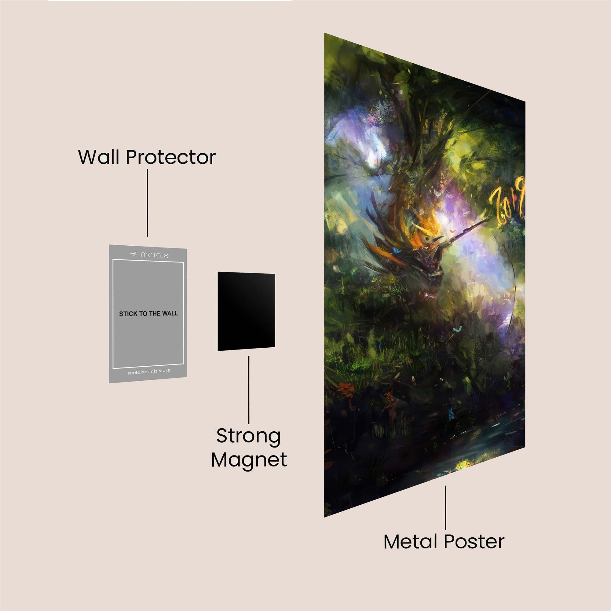 Dragon Dreamscape Safe Wall Magnetic / M