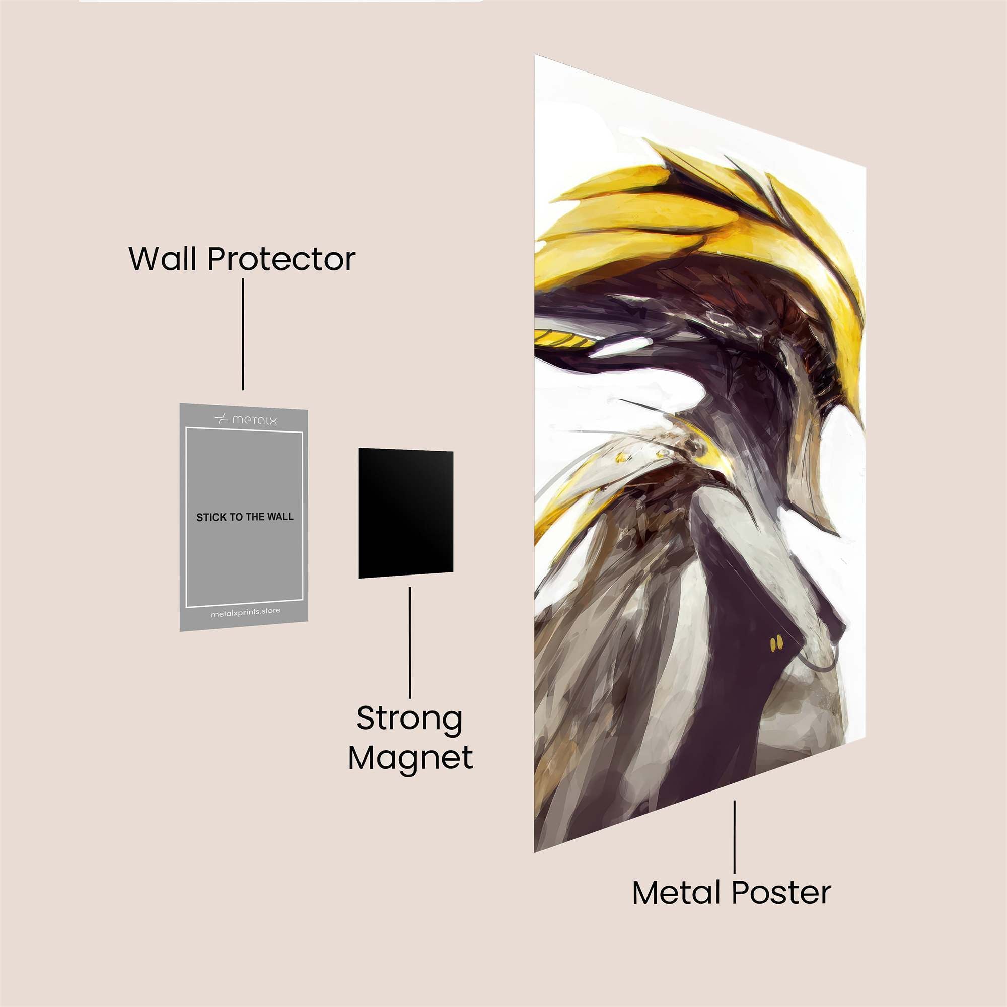 Golden Enigma Safe Wall Magnetic / M