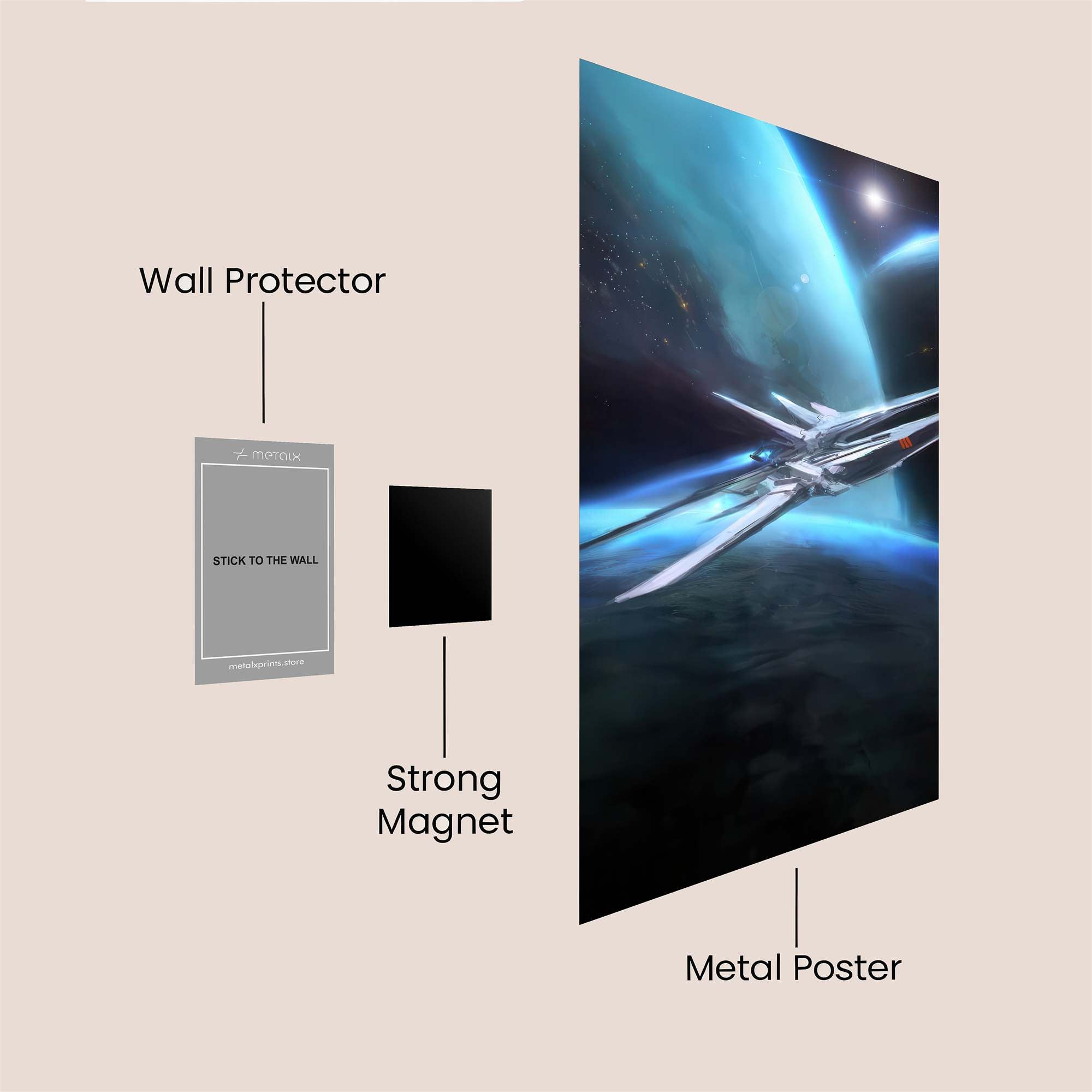 Starship Serenity Safe Wall Magnetic / M