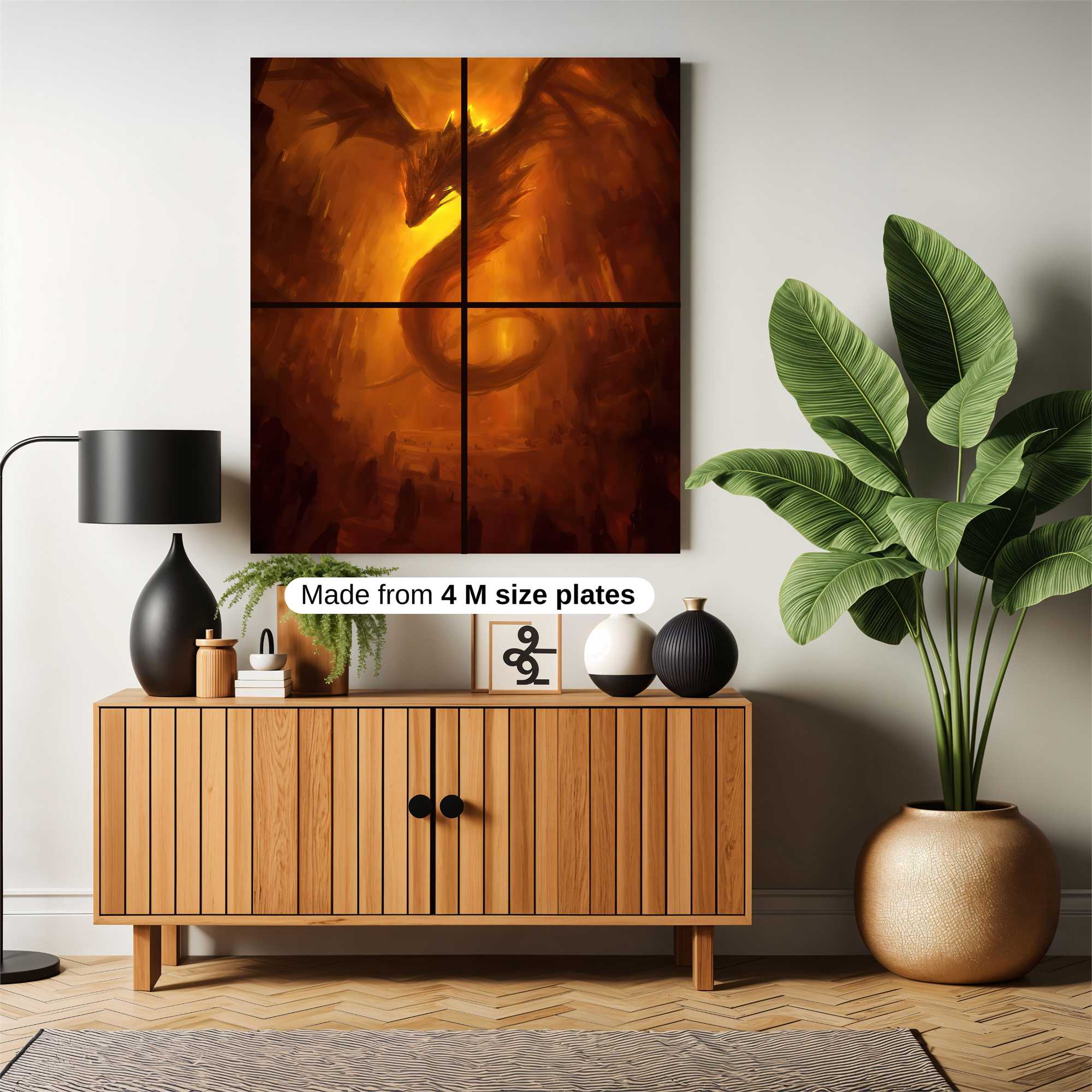 Dragon Wrath Safe Wall Magnetic / M