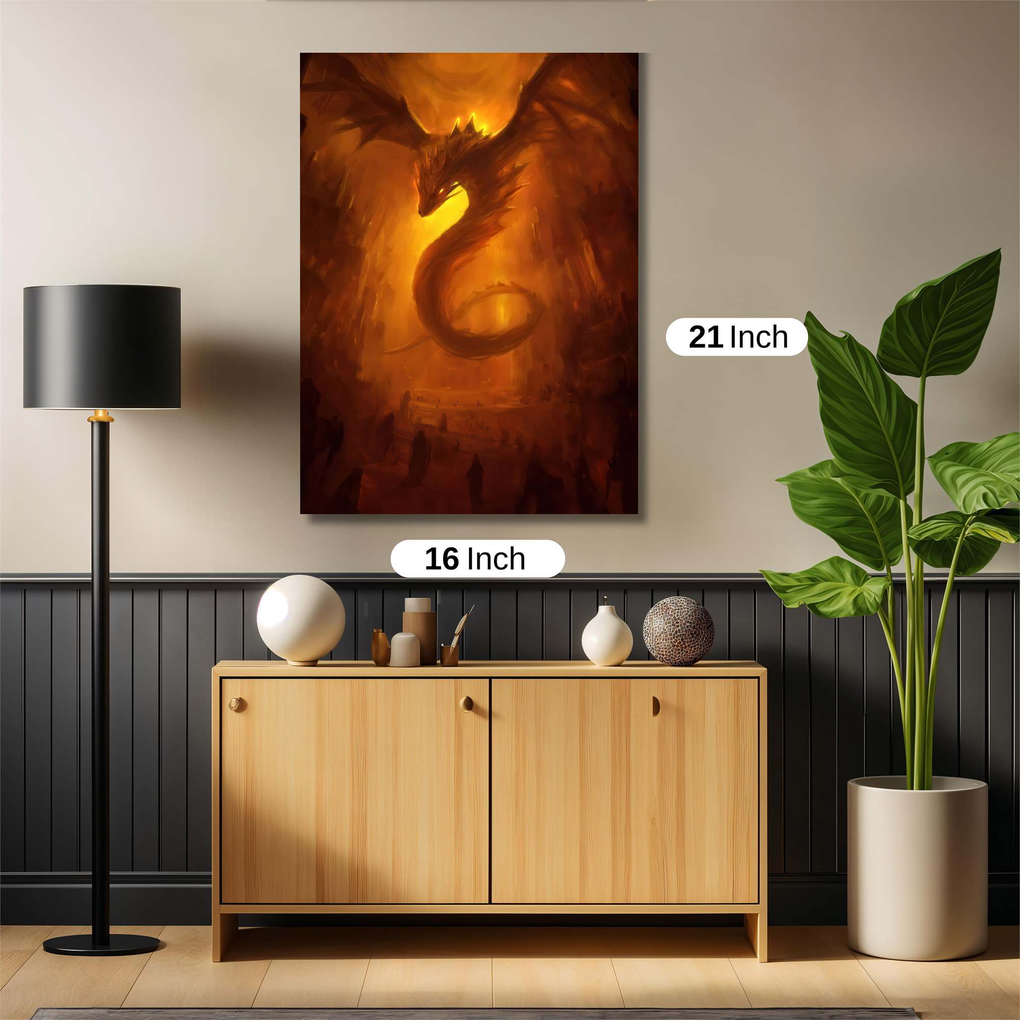 Dragon Wrath Safe Wall Magnetic / M