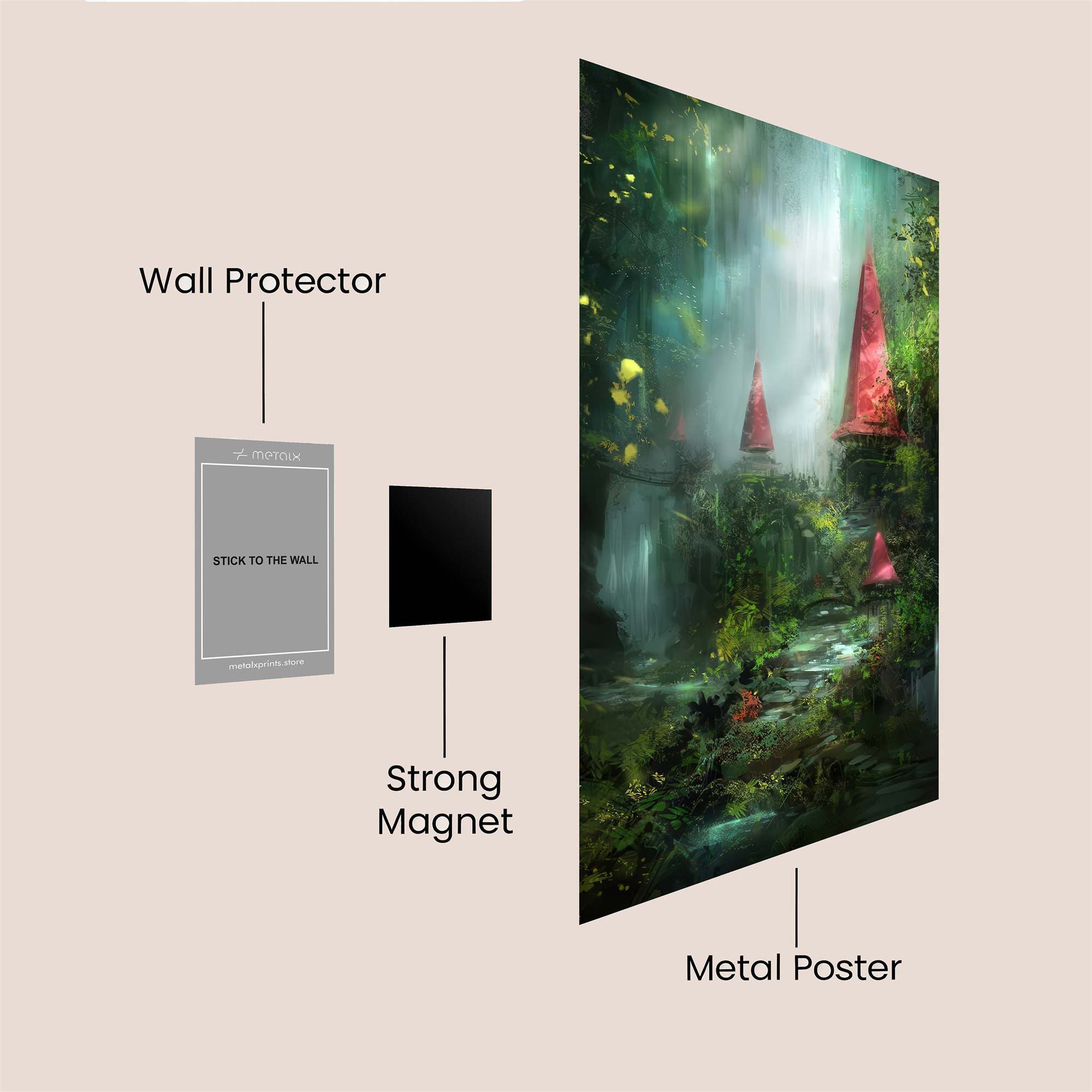 Fairy Enchantment Safe Wall Magnetic / M