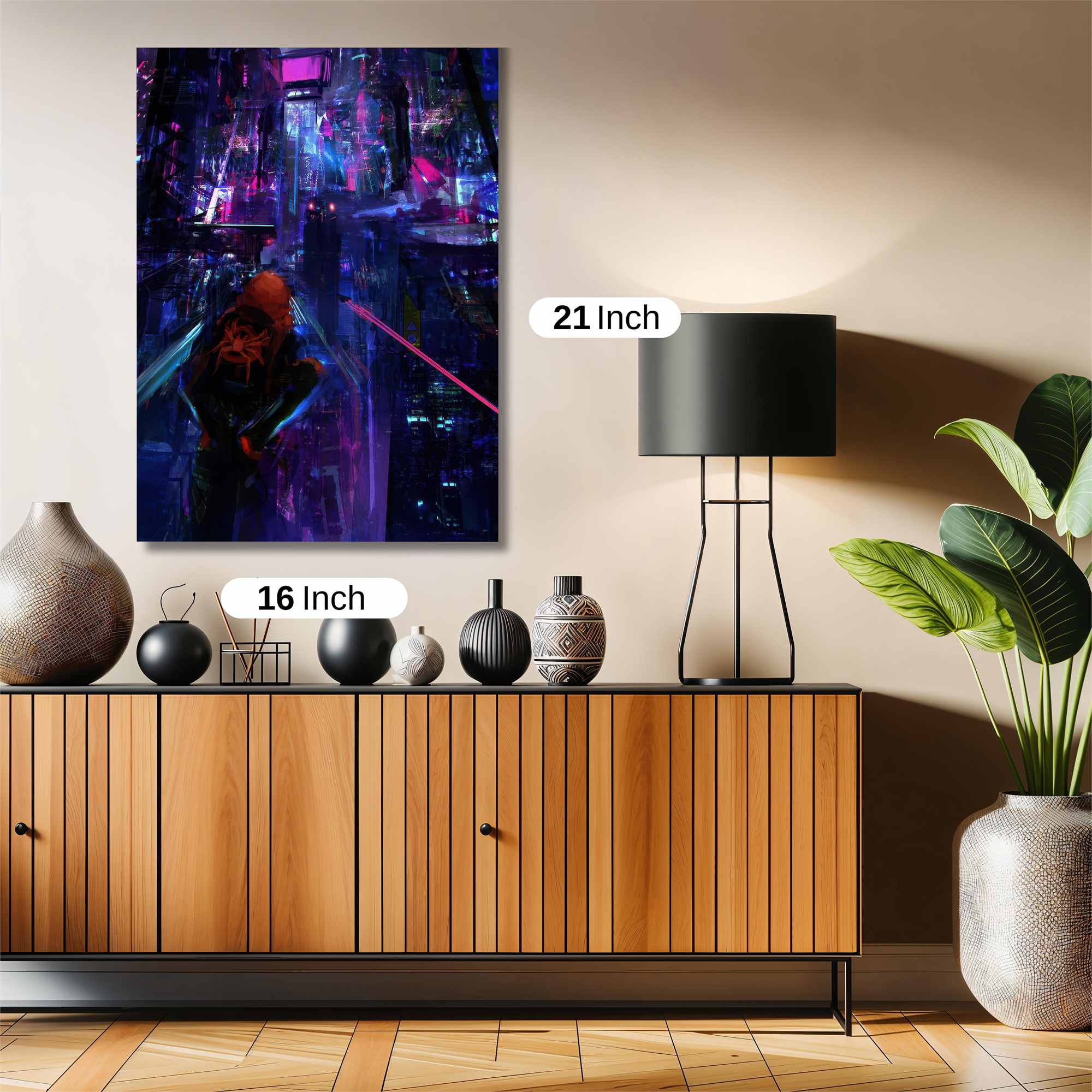 Cyberpunk Labyrinth Safe Wall Magnetic / M
