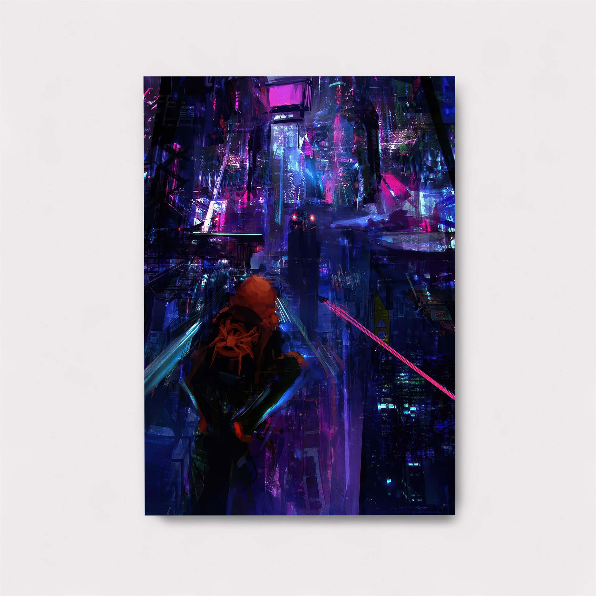 Cyberpunk Labyrinth Safe Wall Magnetic / M