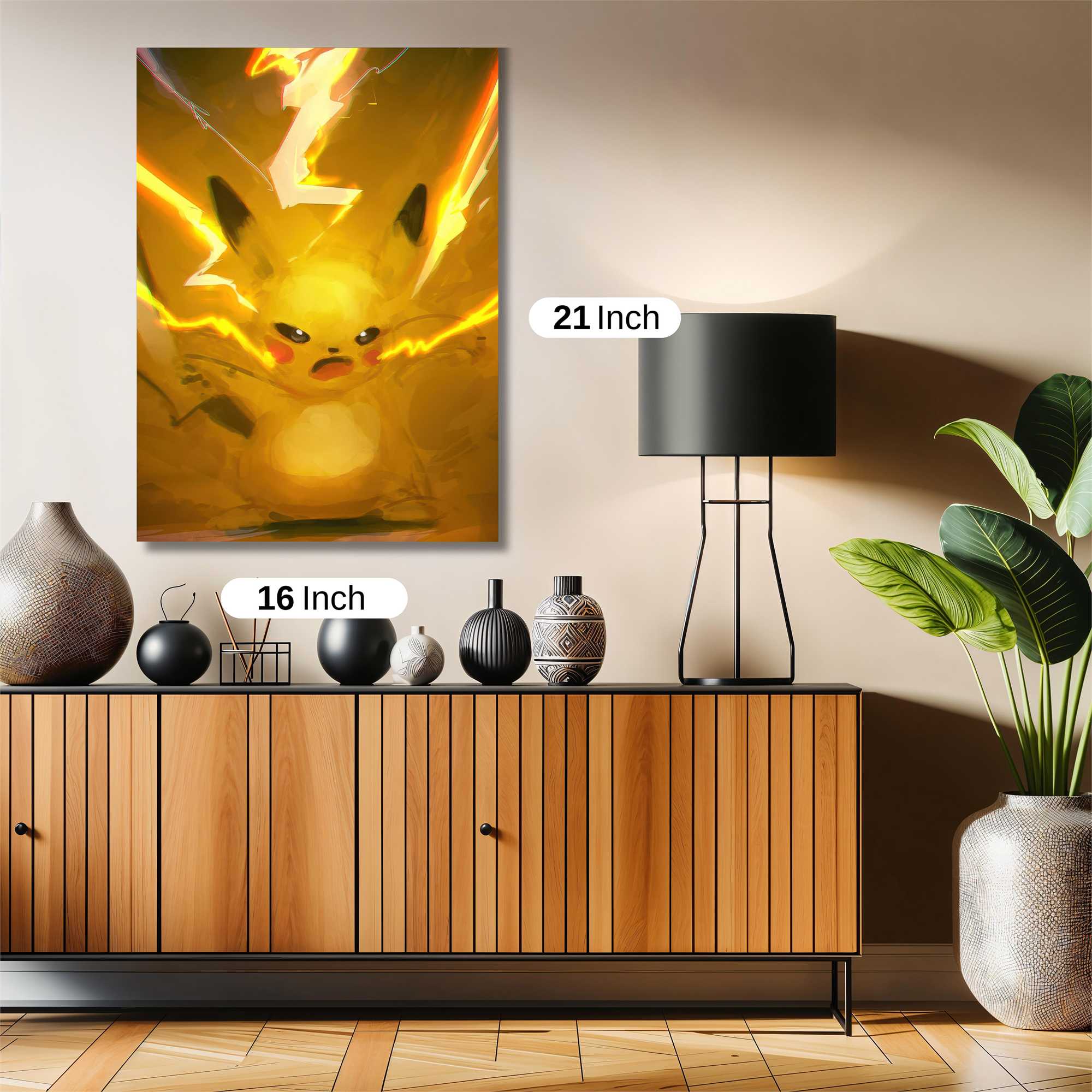 Pikachu Dynamic Safe Wall Magnetic / M
