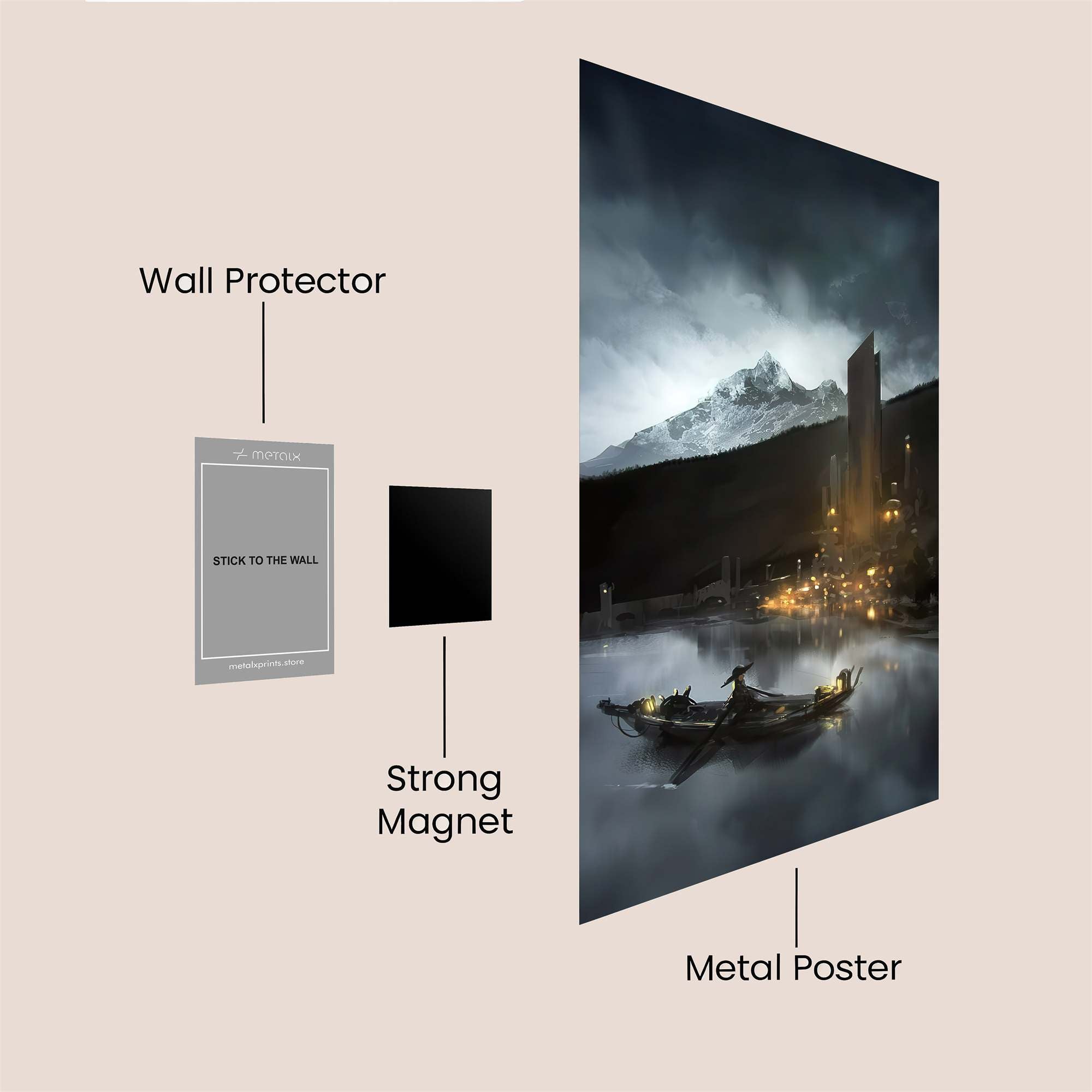 Gondola Gloom Safe Wall Magnetic / M