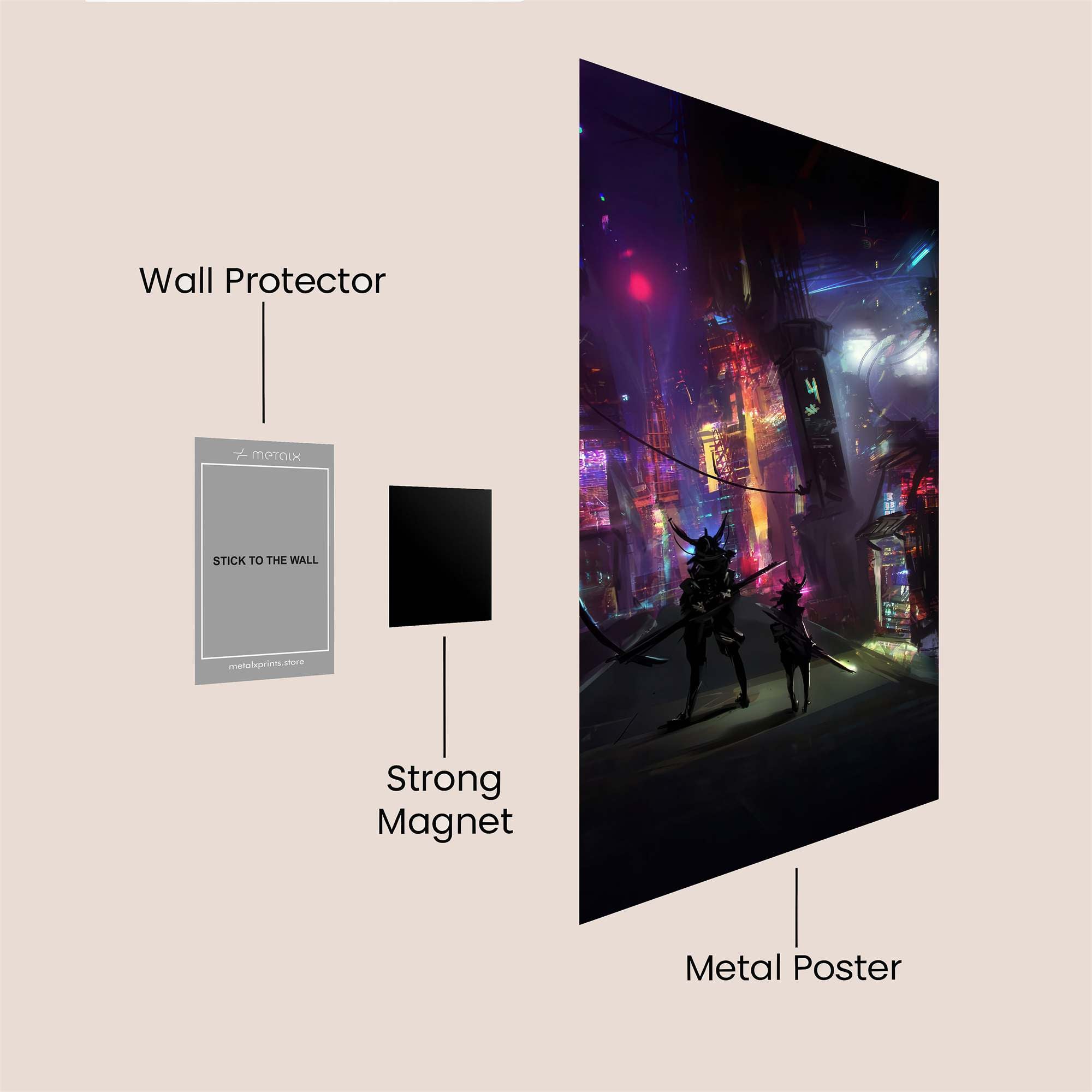 Neon Odyssey Safe Wall Magnetic / M