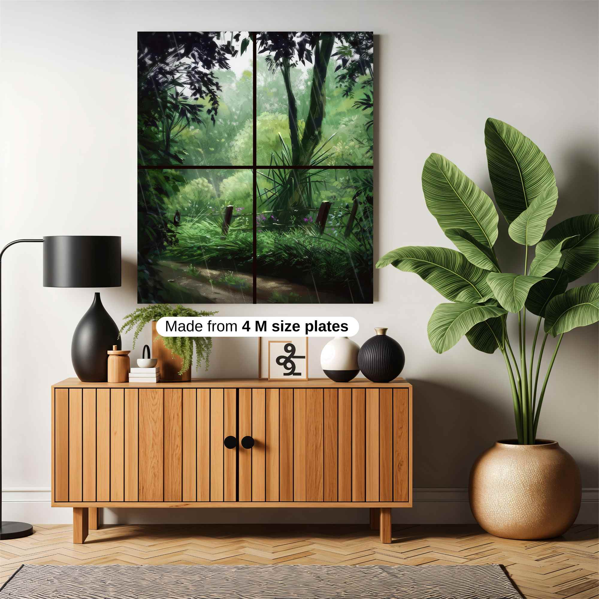 Rainforest Tranquil Safe Wall Magnetic / M
