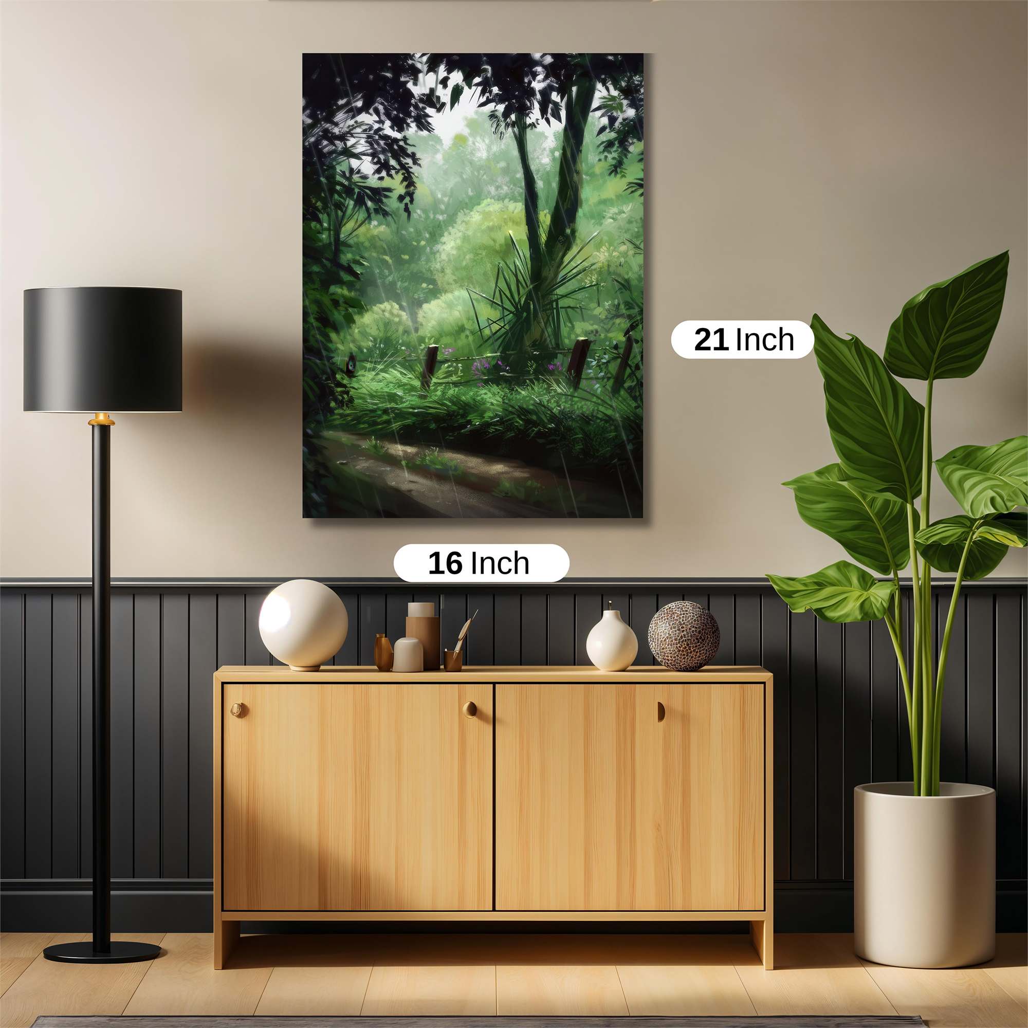 Rainforest Tranquil Safe Wall Magnetic / M