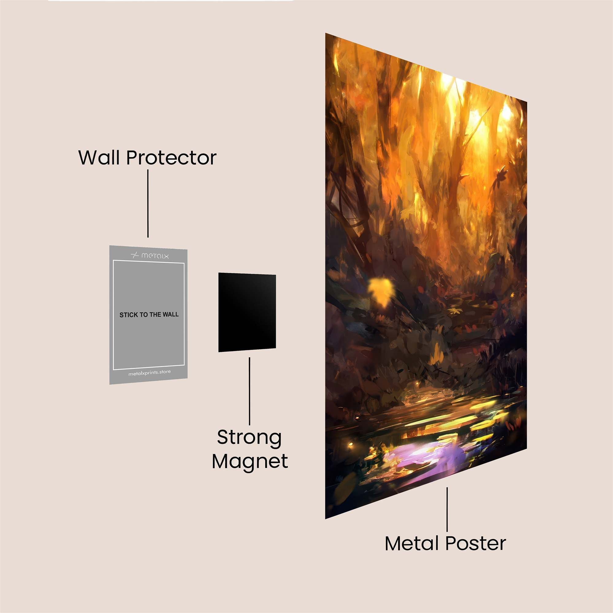 Forest Radiance Safe Wall Magnetic / M