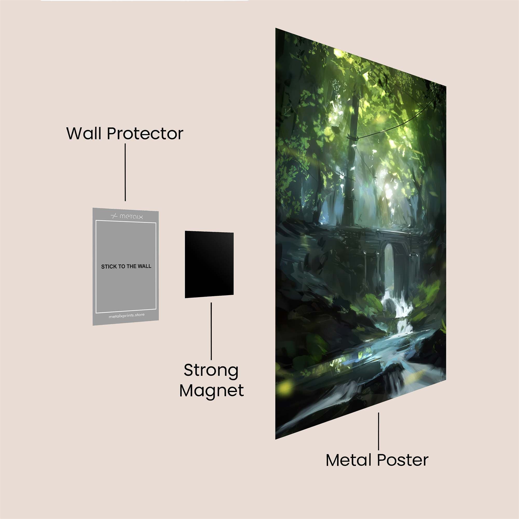 ForestWhisper Safe Wall Magnetic / M