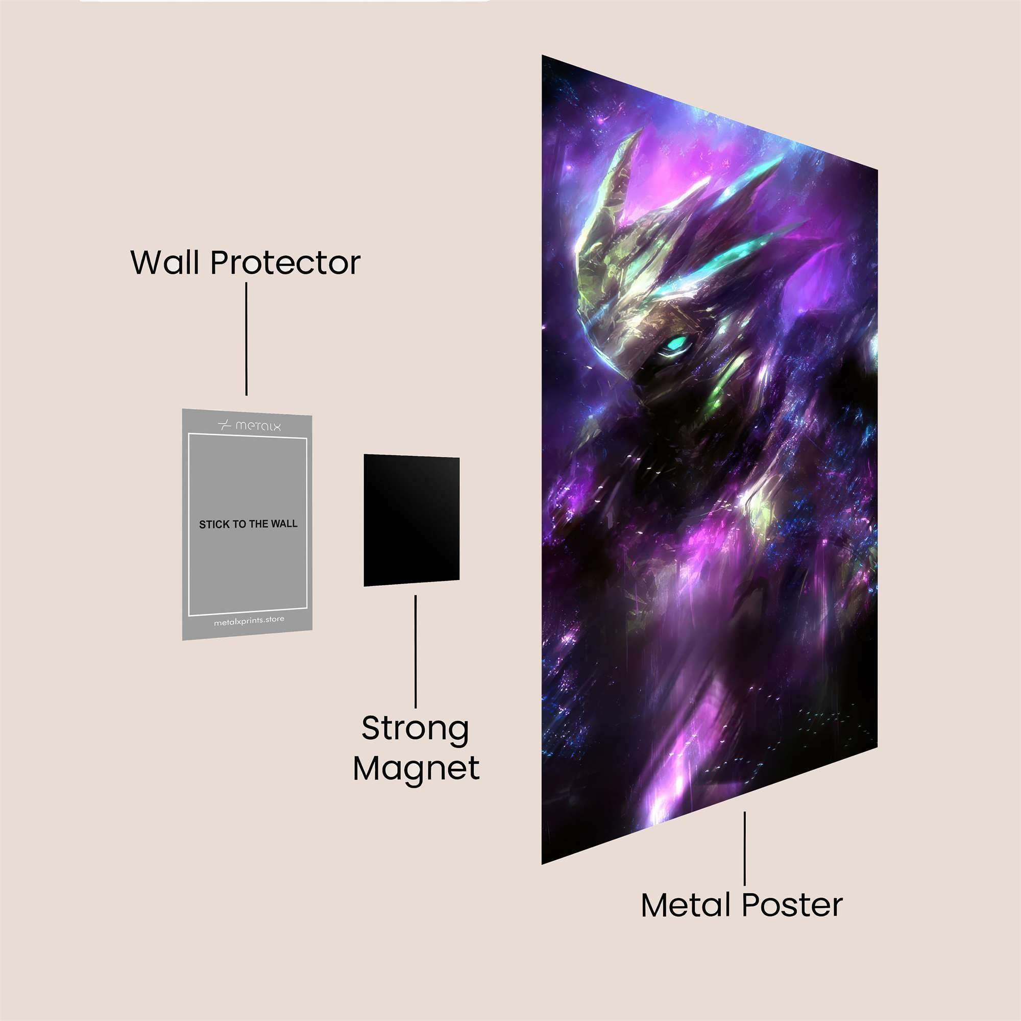 Cosmic Enigma Safe Wall Magnetic / M