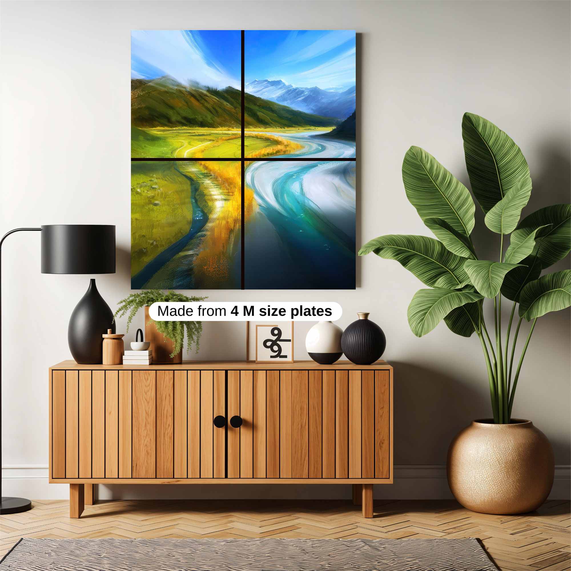 Mountain Serenity Safe Wall Magnetic / M