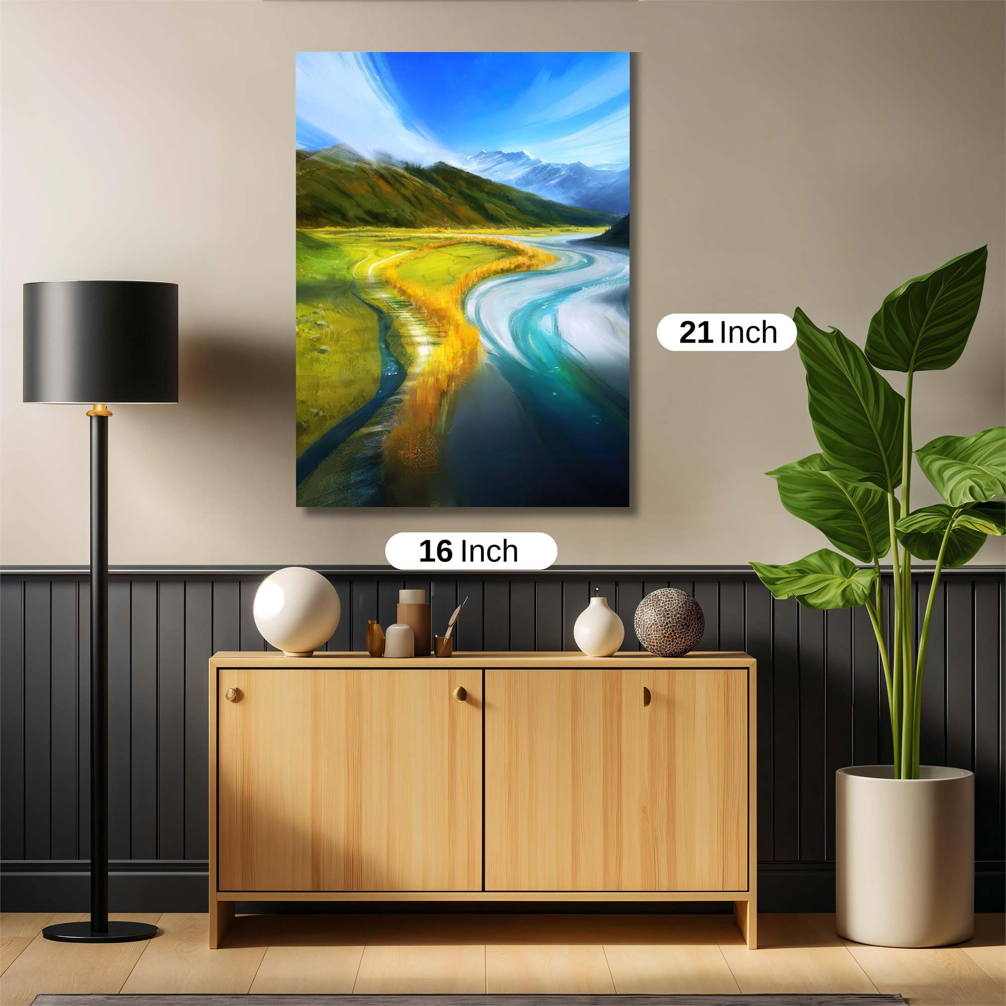 Mountain Serenity Safe Wall Magnetic / M