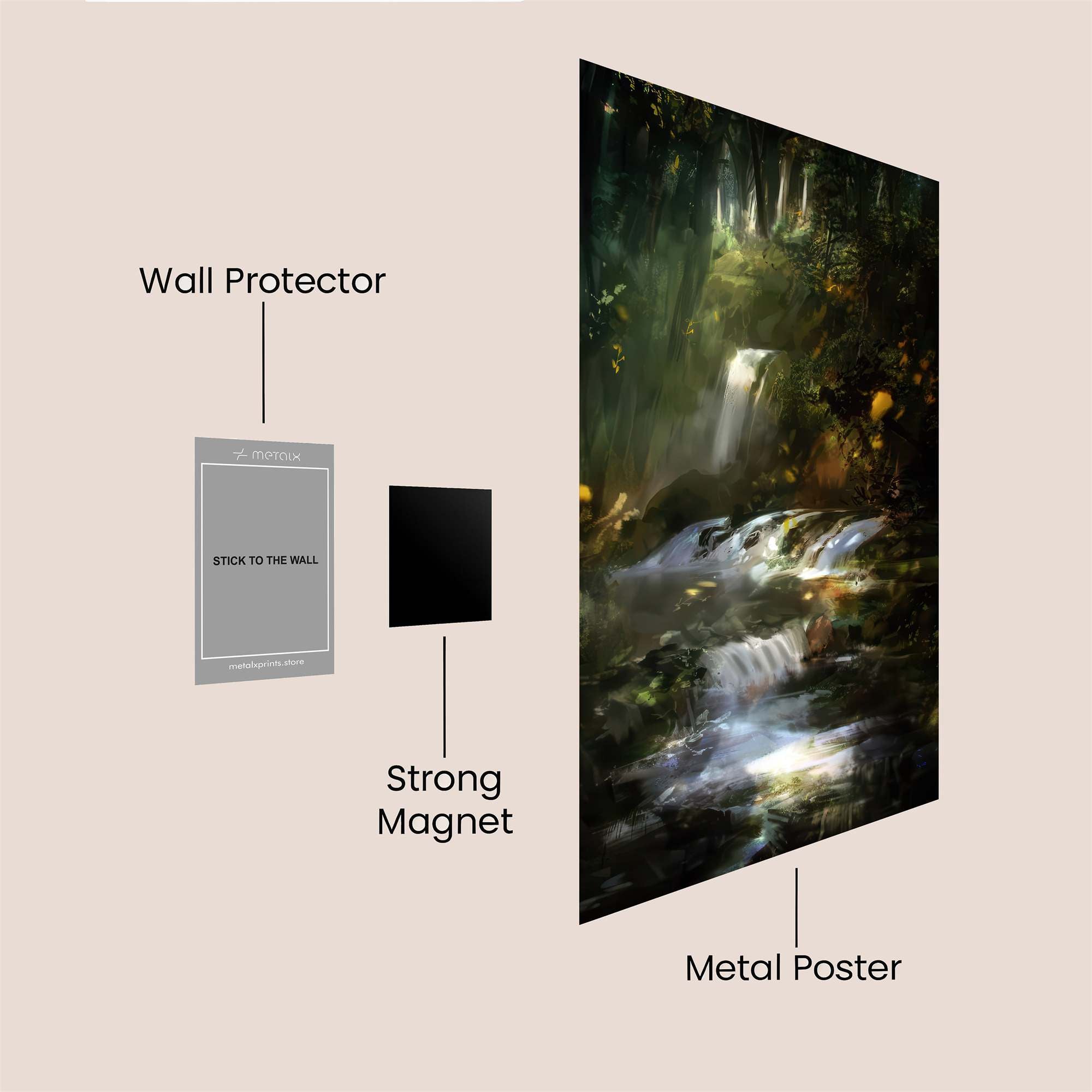 ForestWhisper Safe Wall Magnetic / M