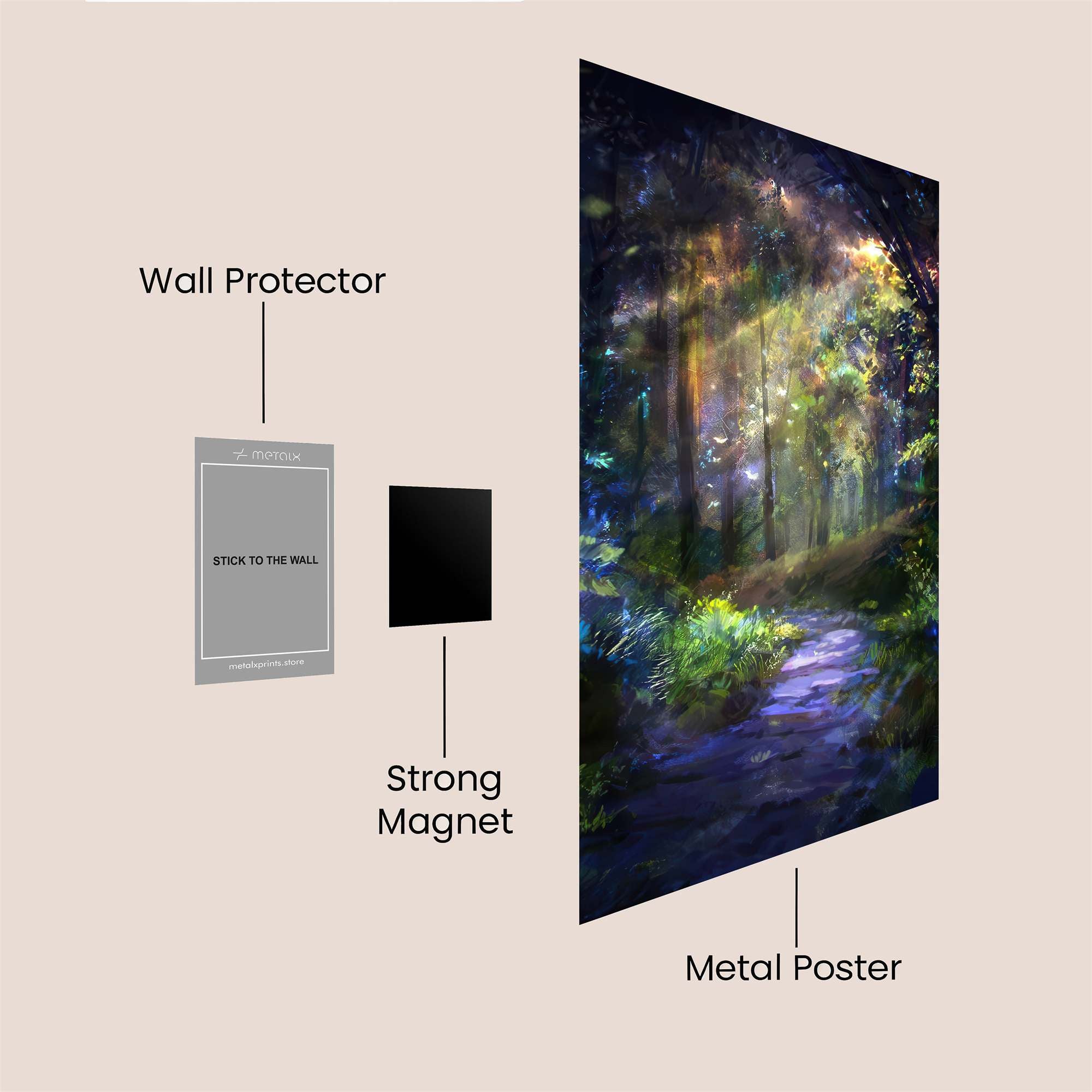 Forest Enchantment Safe Wall Magnetic / M