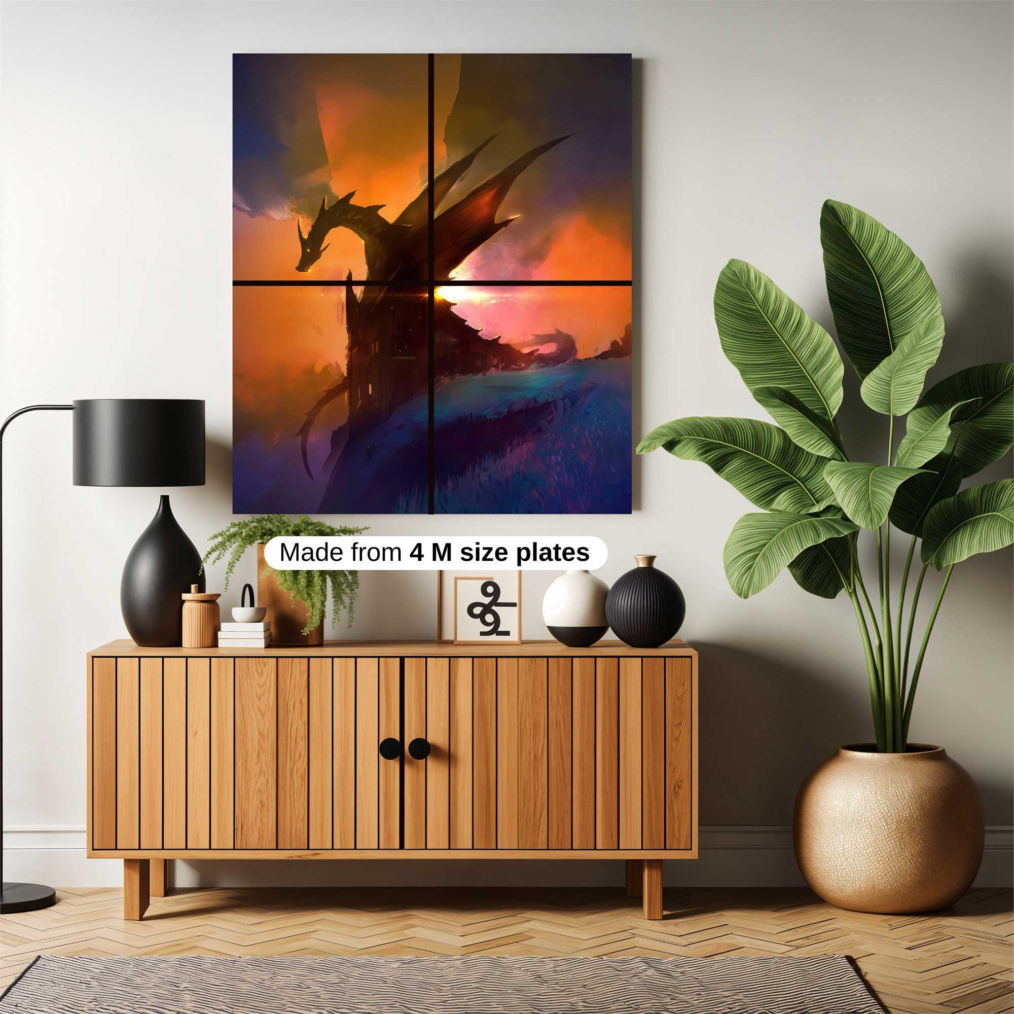 Dragon Twilight Safe Wall Magnetic / M