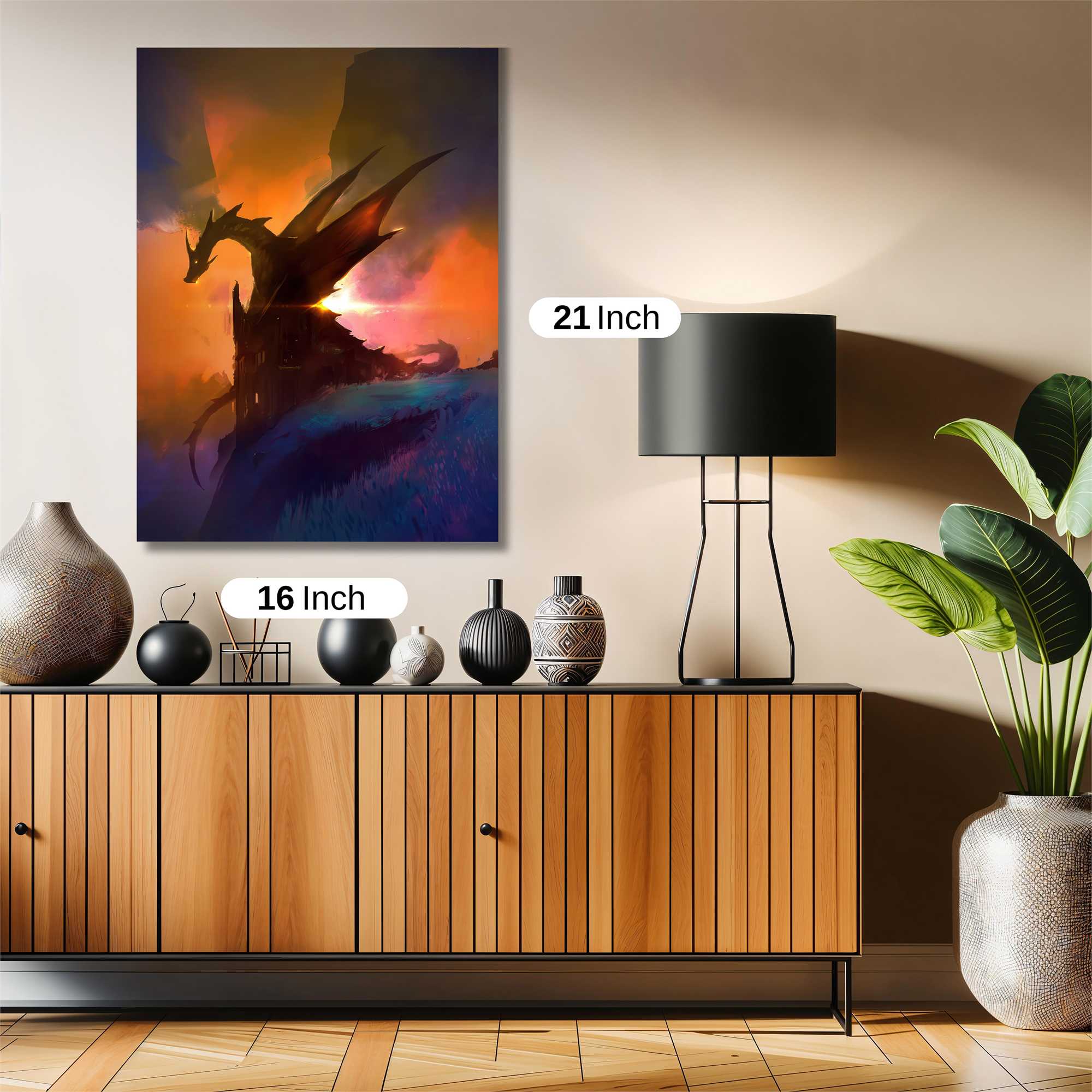 Dragon Twilight Safe Wall Magnetic / M