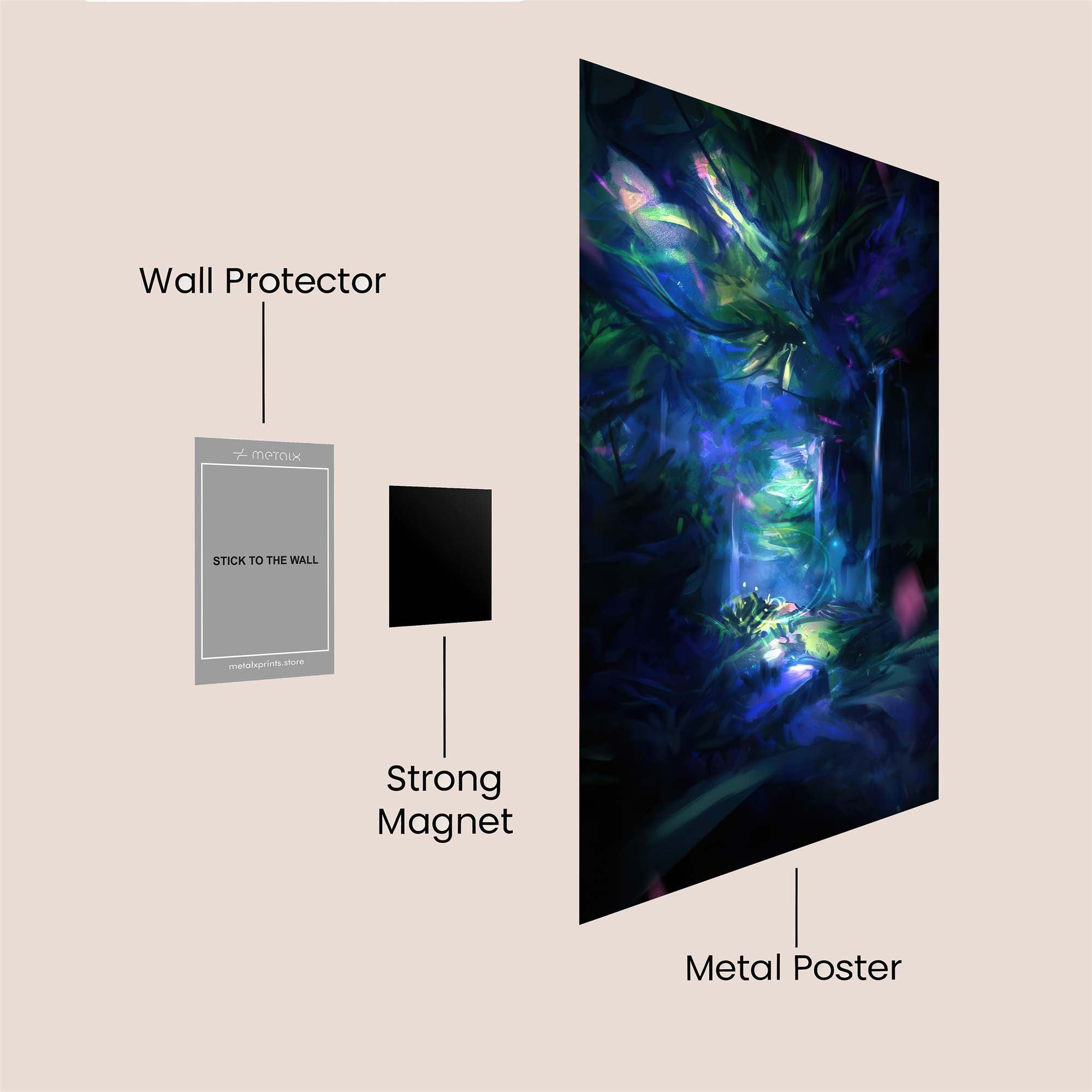 Jungle Enigma Safe Wall Magnetic / M