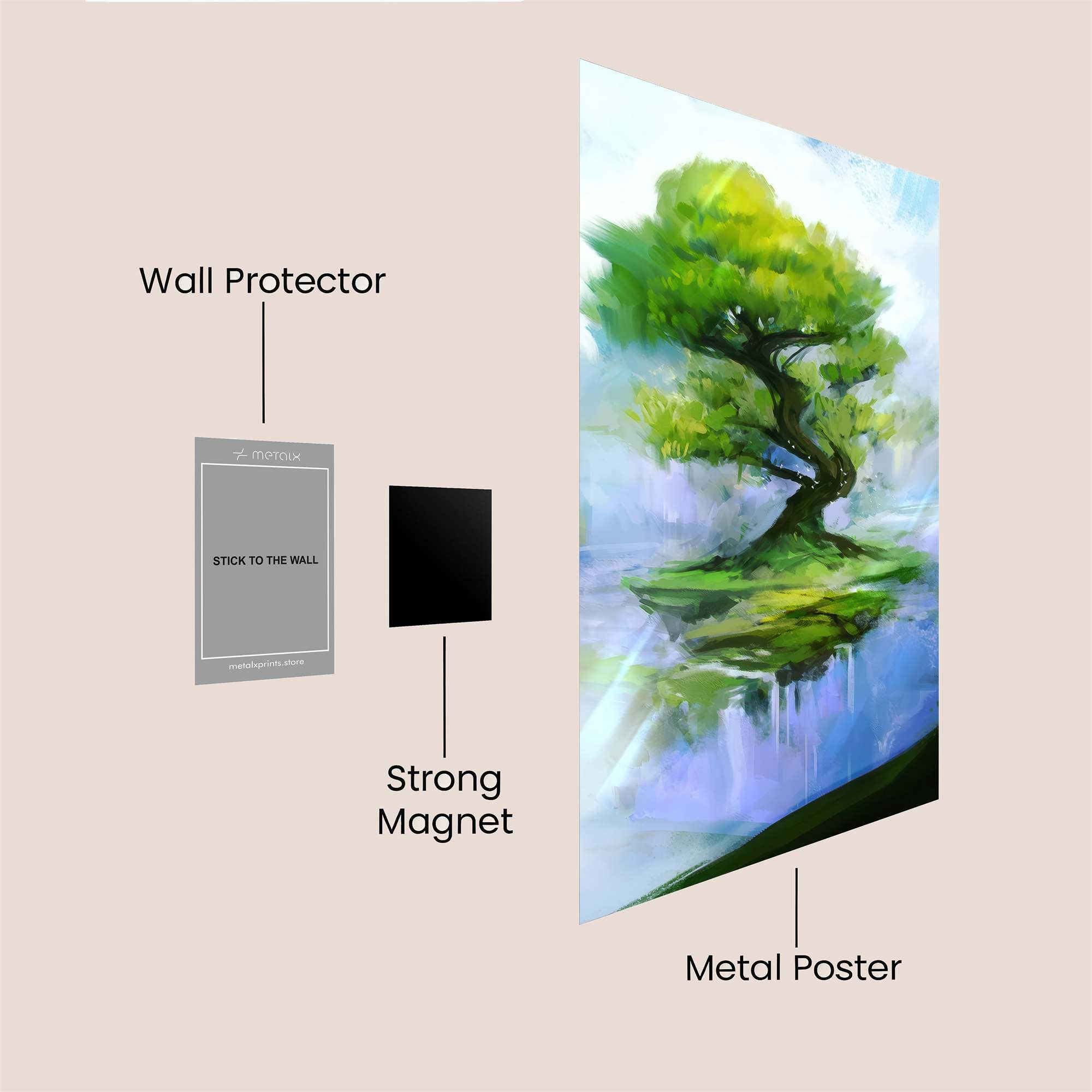 Mystic Tree Safe Wall Magnetic / M