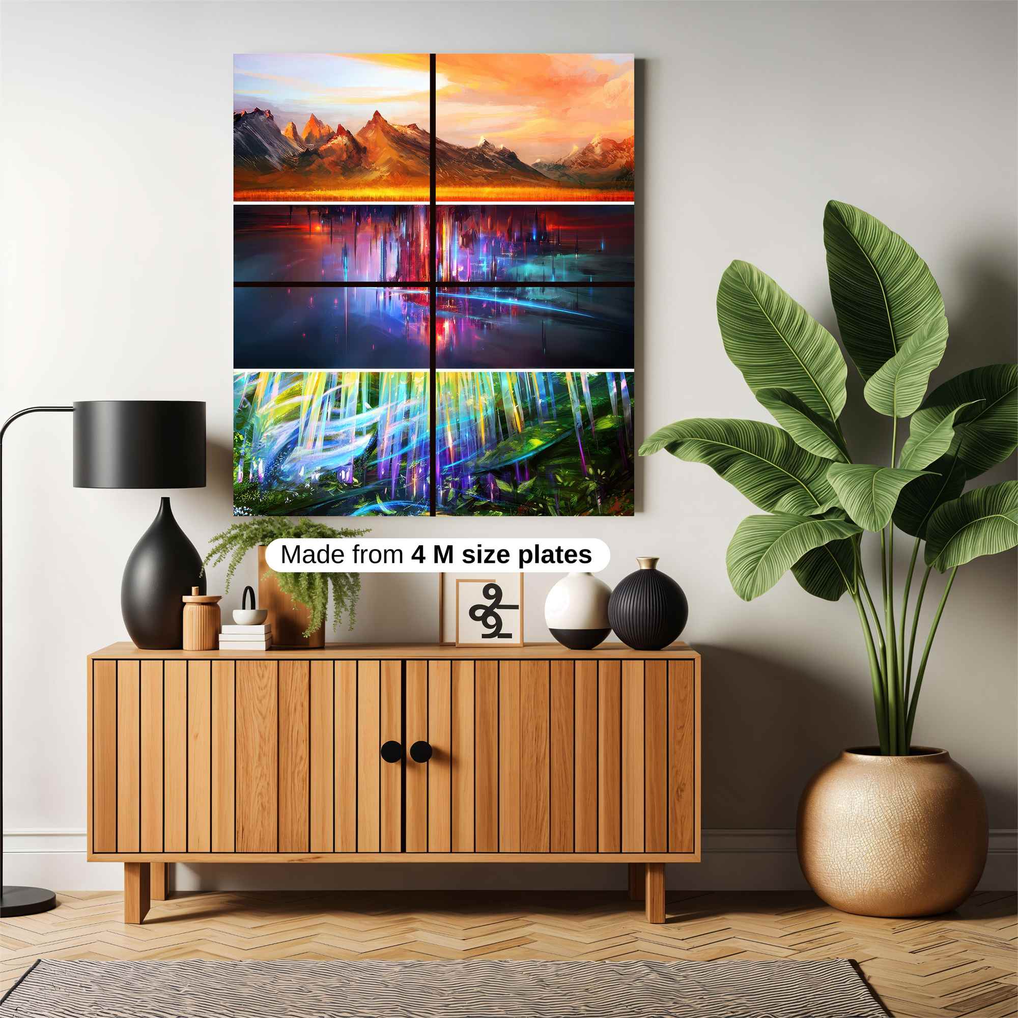 Mountain Serenity Safe Wall Magnetic / M