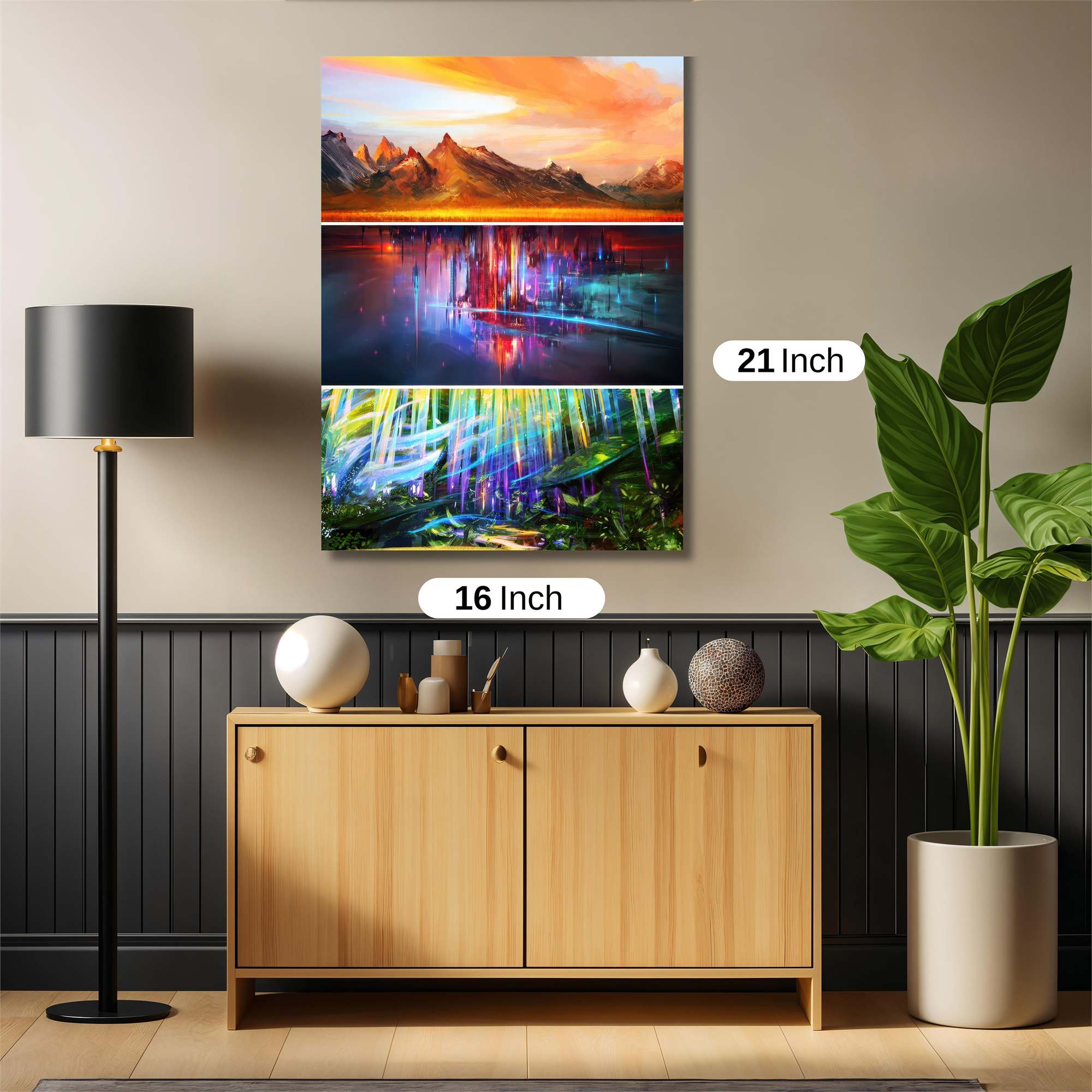 Mountain Serenity Safe Wall Magnetic / M