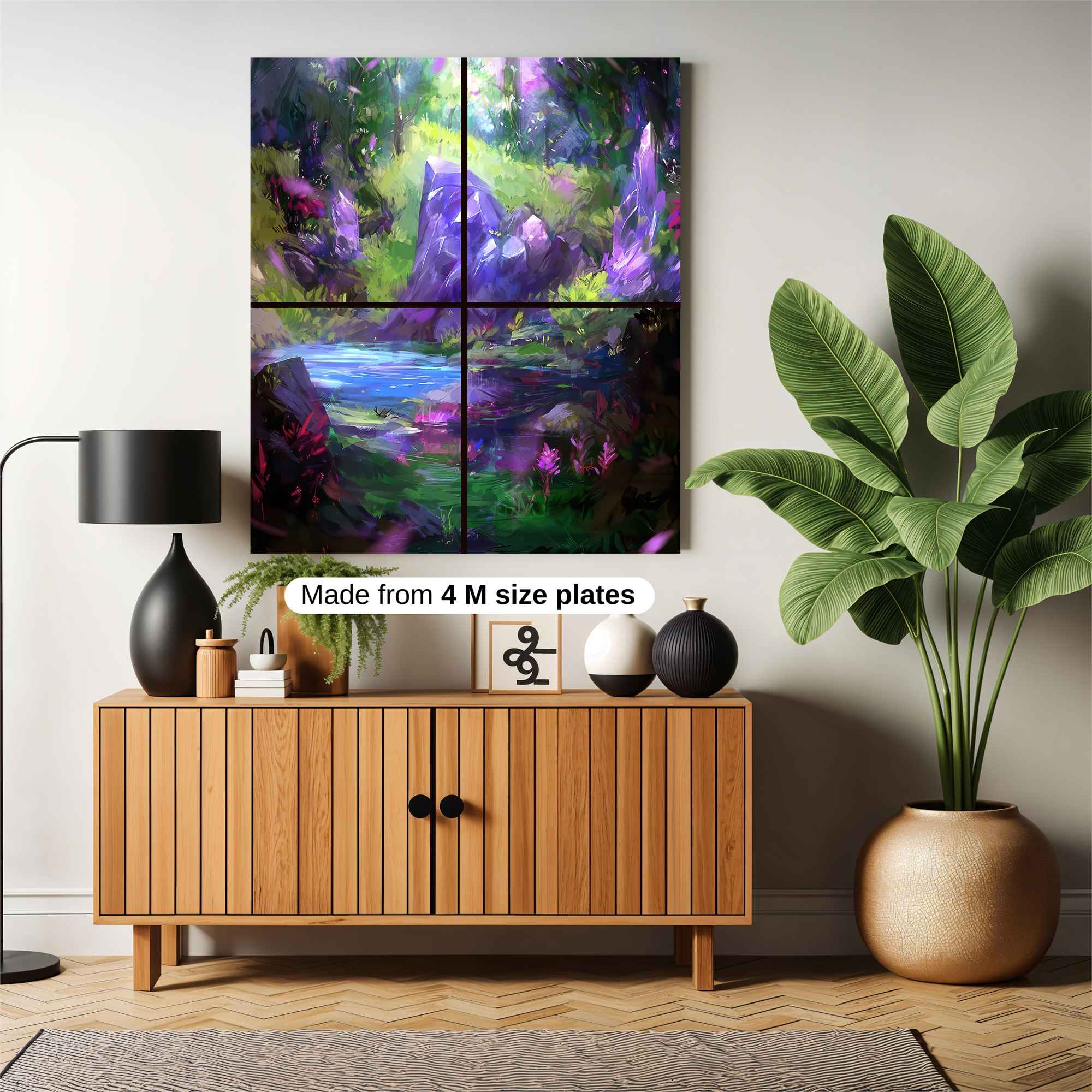 Amethyst Serenity Safe Wall Magnetic / M