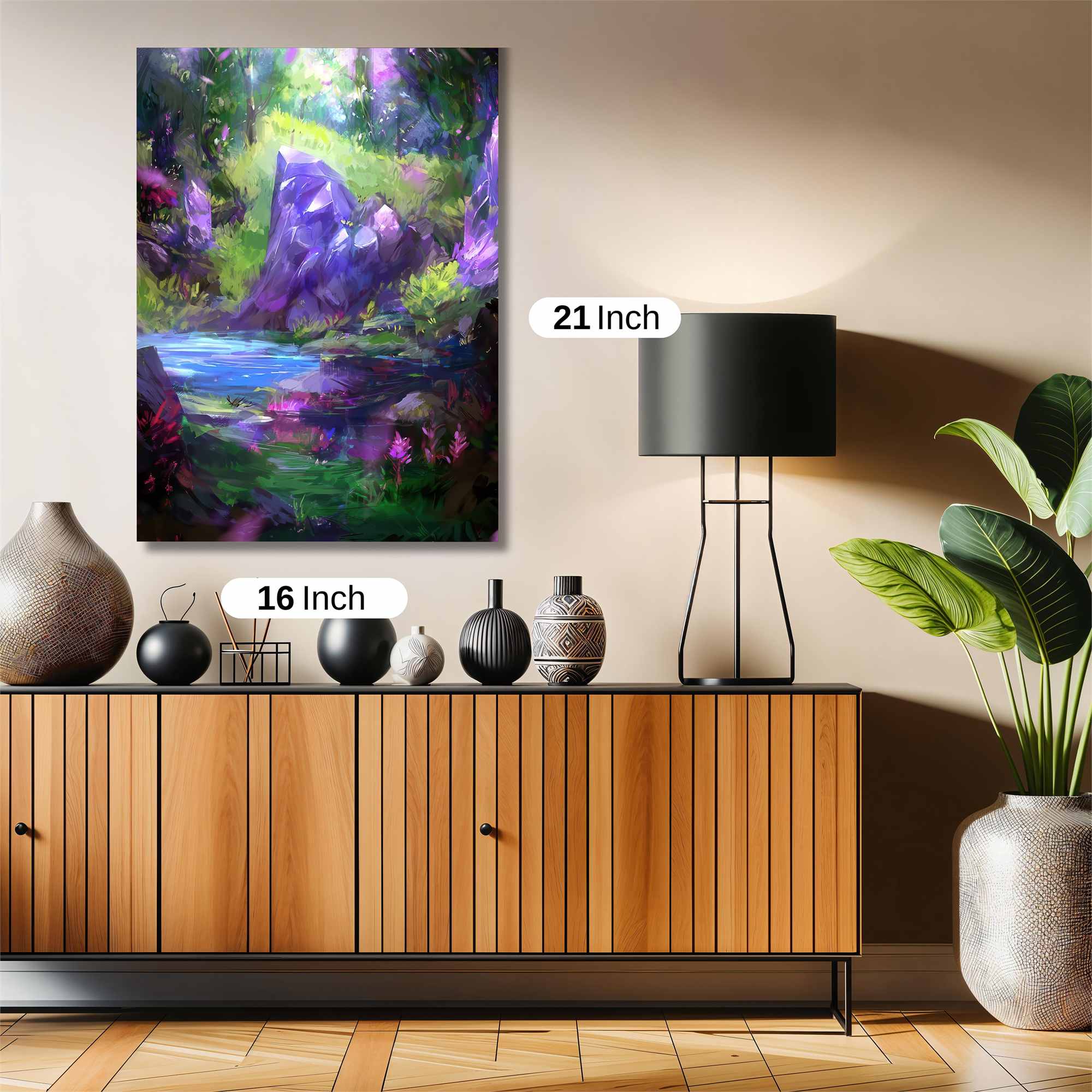 Amethyst Serenity Safe Wall Magnetic / M