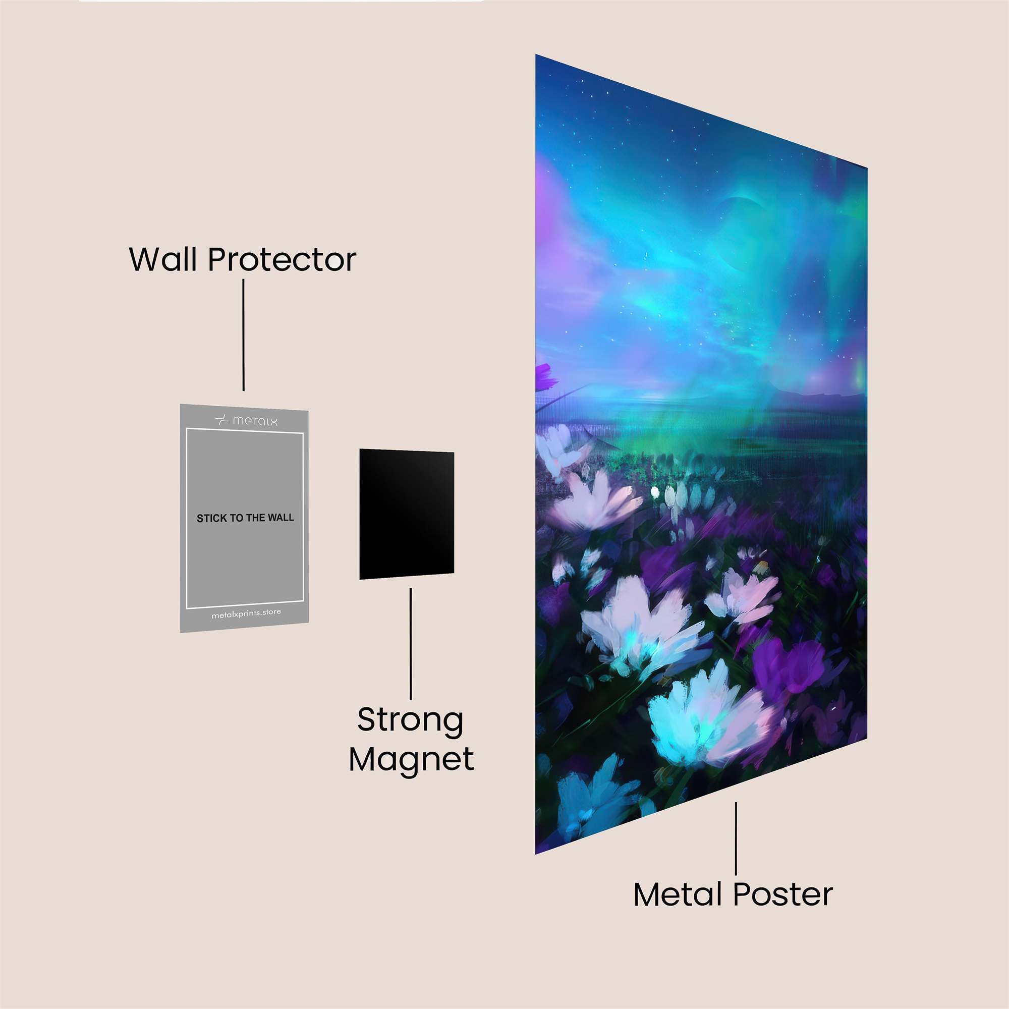 Aurora Dream Safe Wall Magnetic / M