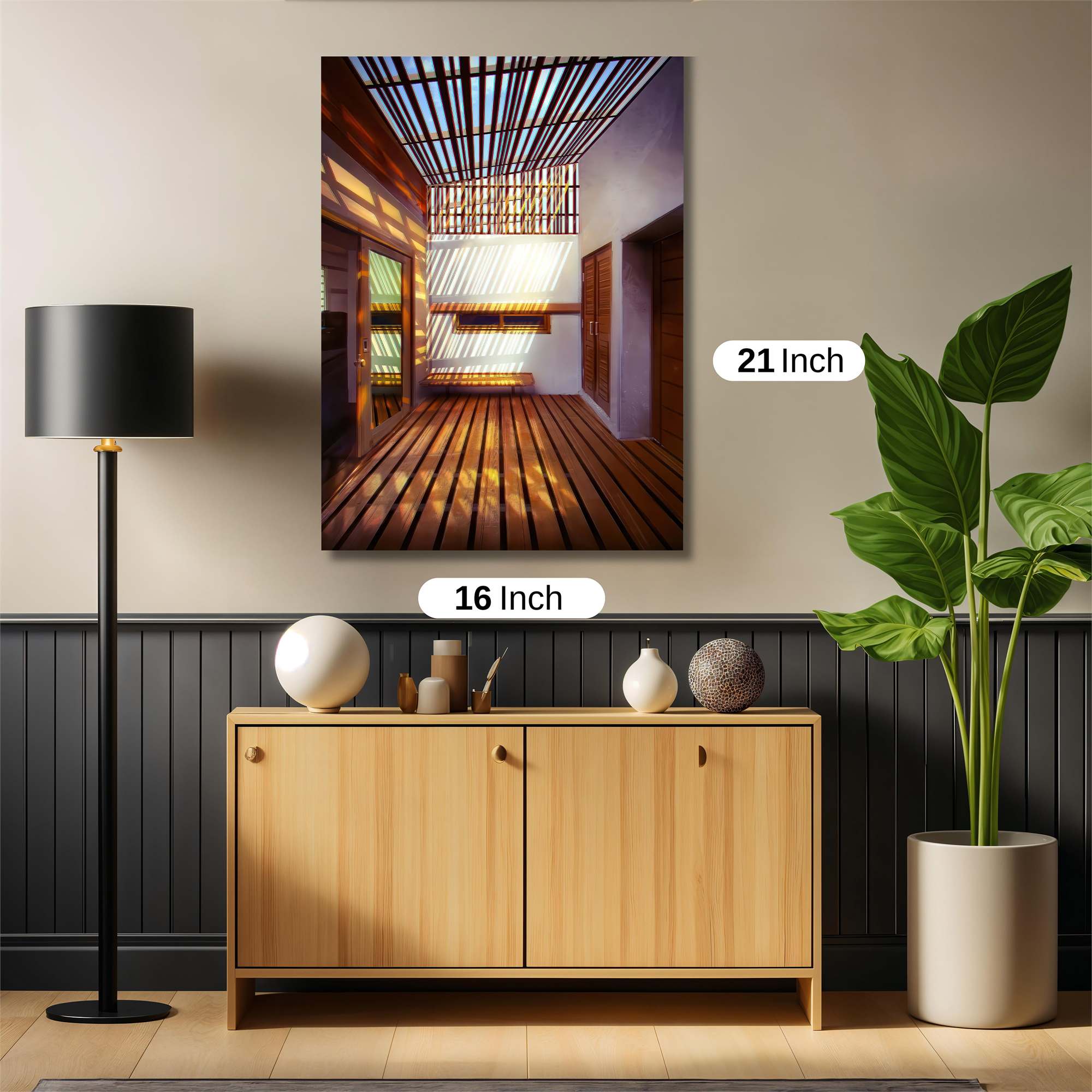 Sunlit Serenity Safe Wall Magnetic / M