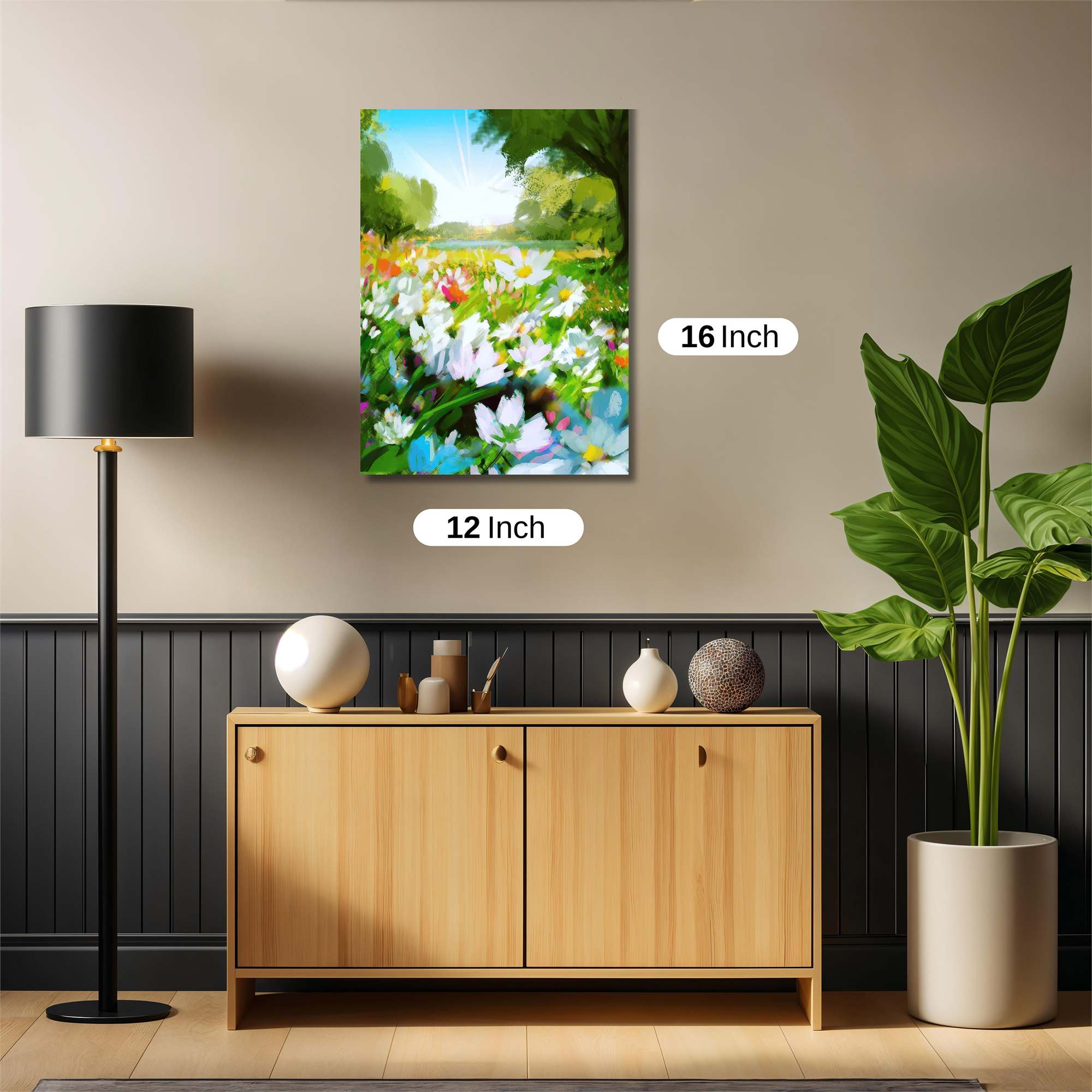 Sunlit Serenity Safe Wall Magnetic / M