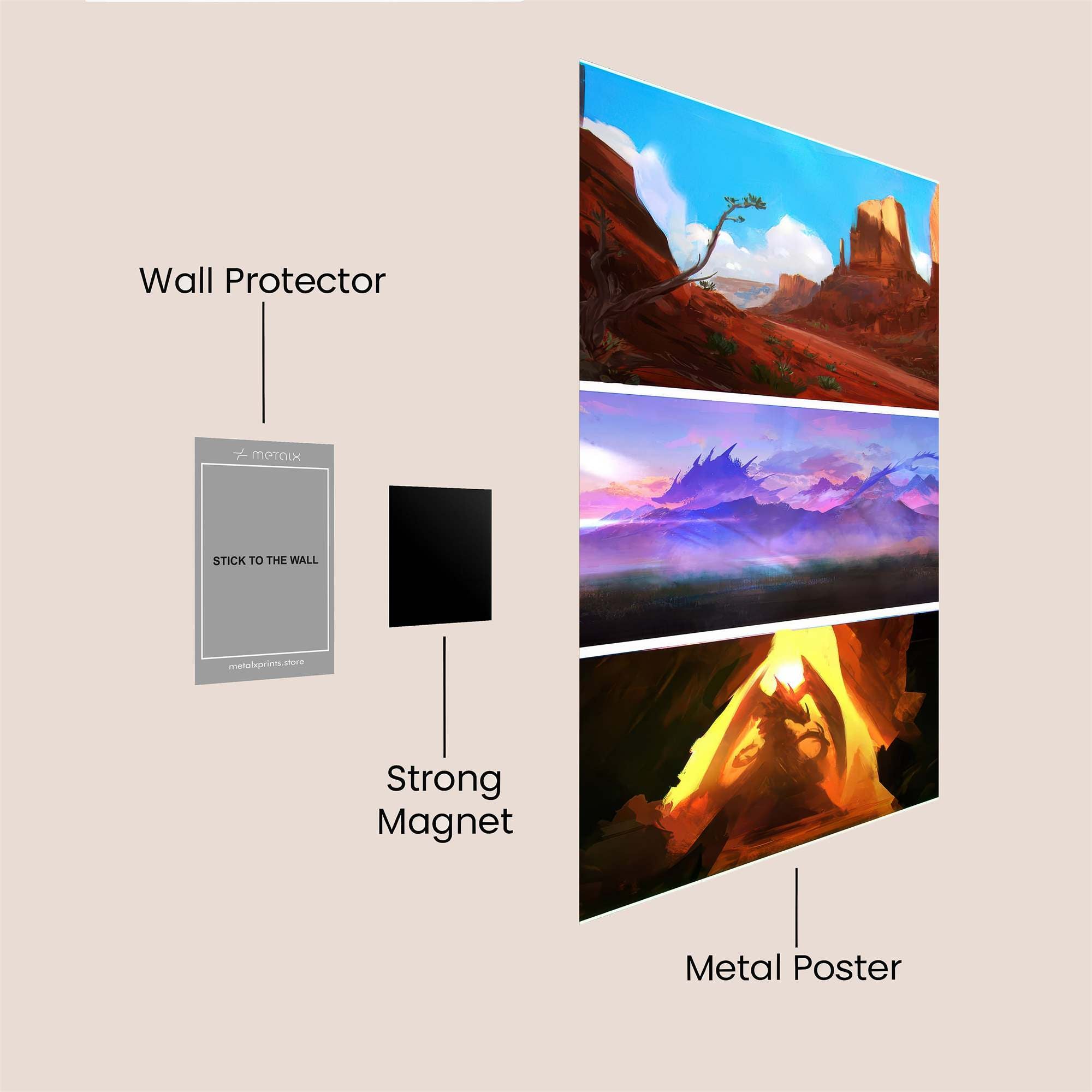 Canyon Serenity Safe Wall Magnetic / M