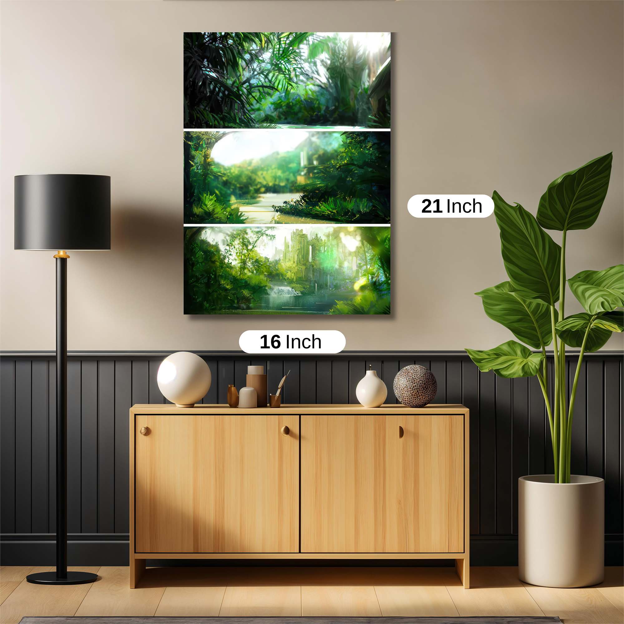 Jungle Serenity Safe Wall Magnetic / M