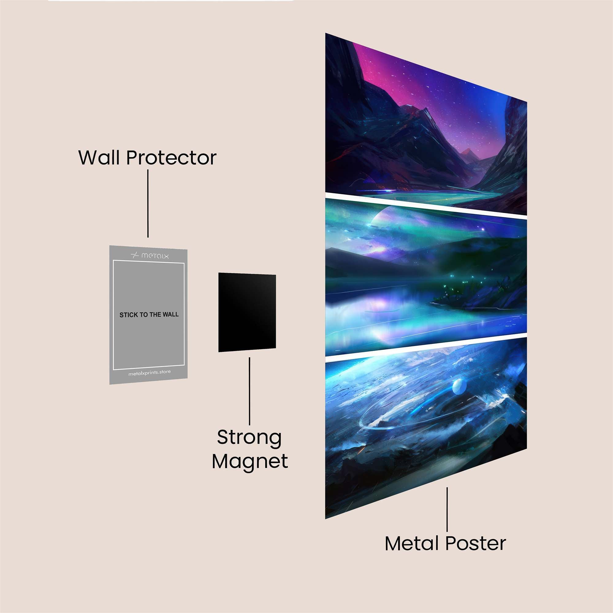 Cosmic Serenity Safe Wall Magnetic / M