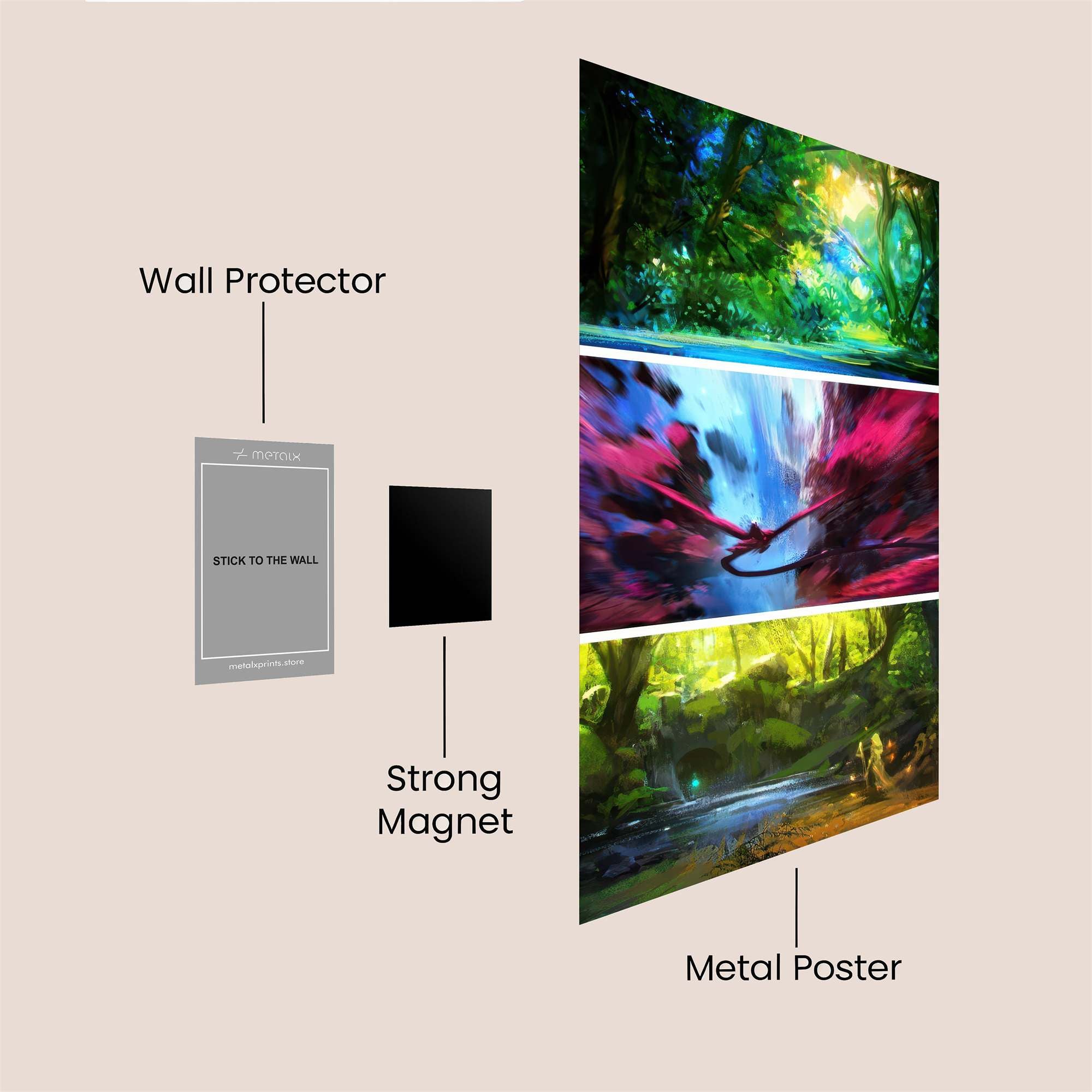 Jungle Serenity Safe Wall Magnetic / M
