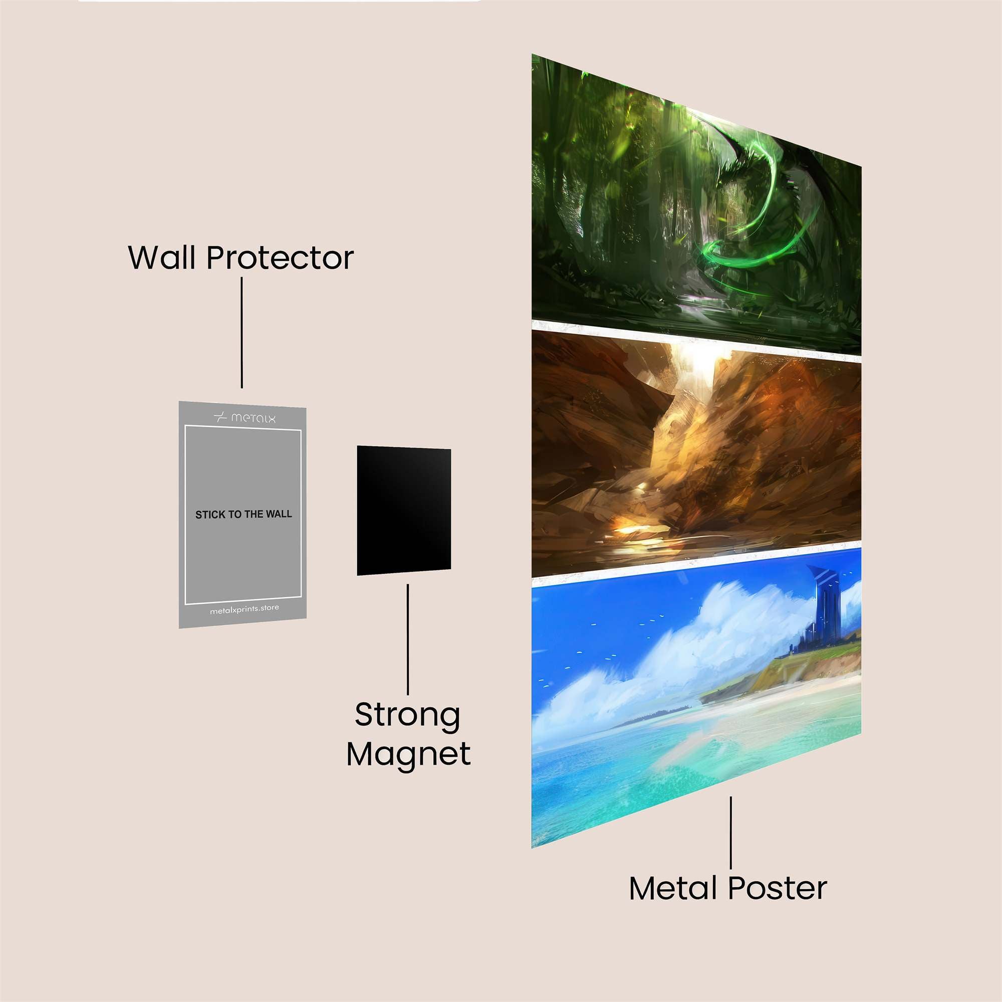 DragonWhisper Safe Wall Magnetic / M