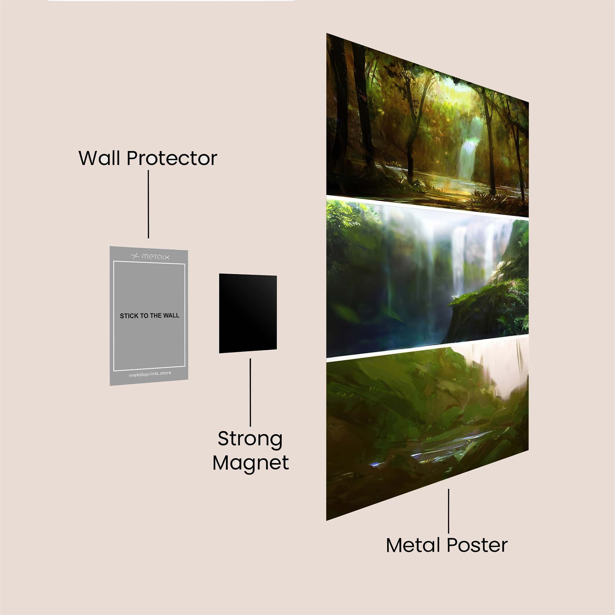 Jungle Serenity Safe Wall Magnetic / M