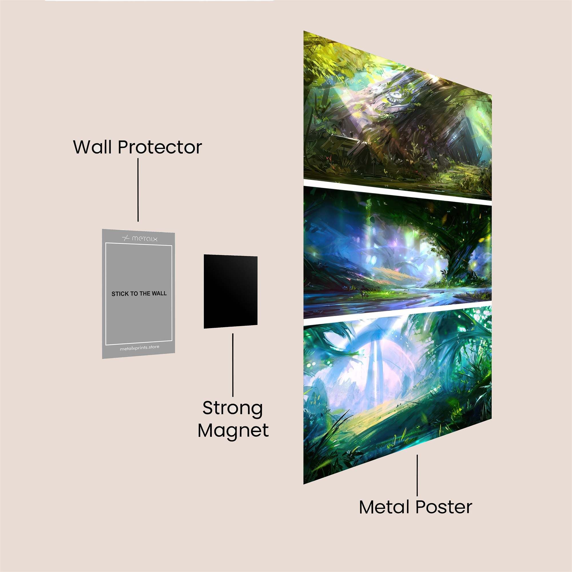 Jungle Radiance Safe Wall Magnetic / M