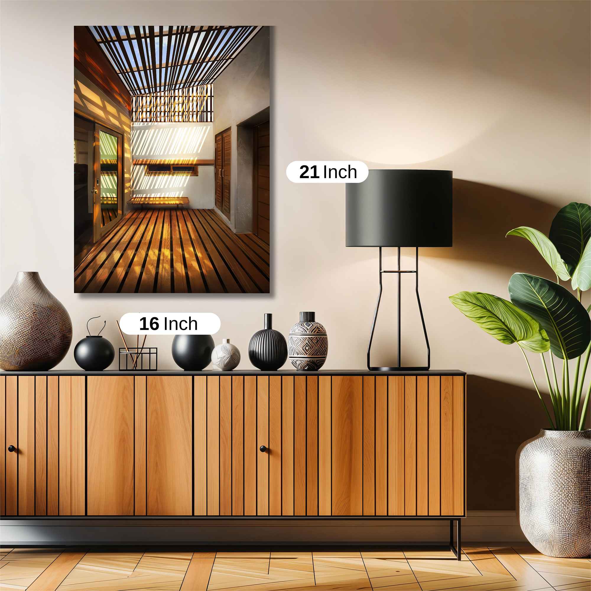 Sunlit Serenity Safe Wall Magnetic / M