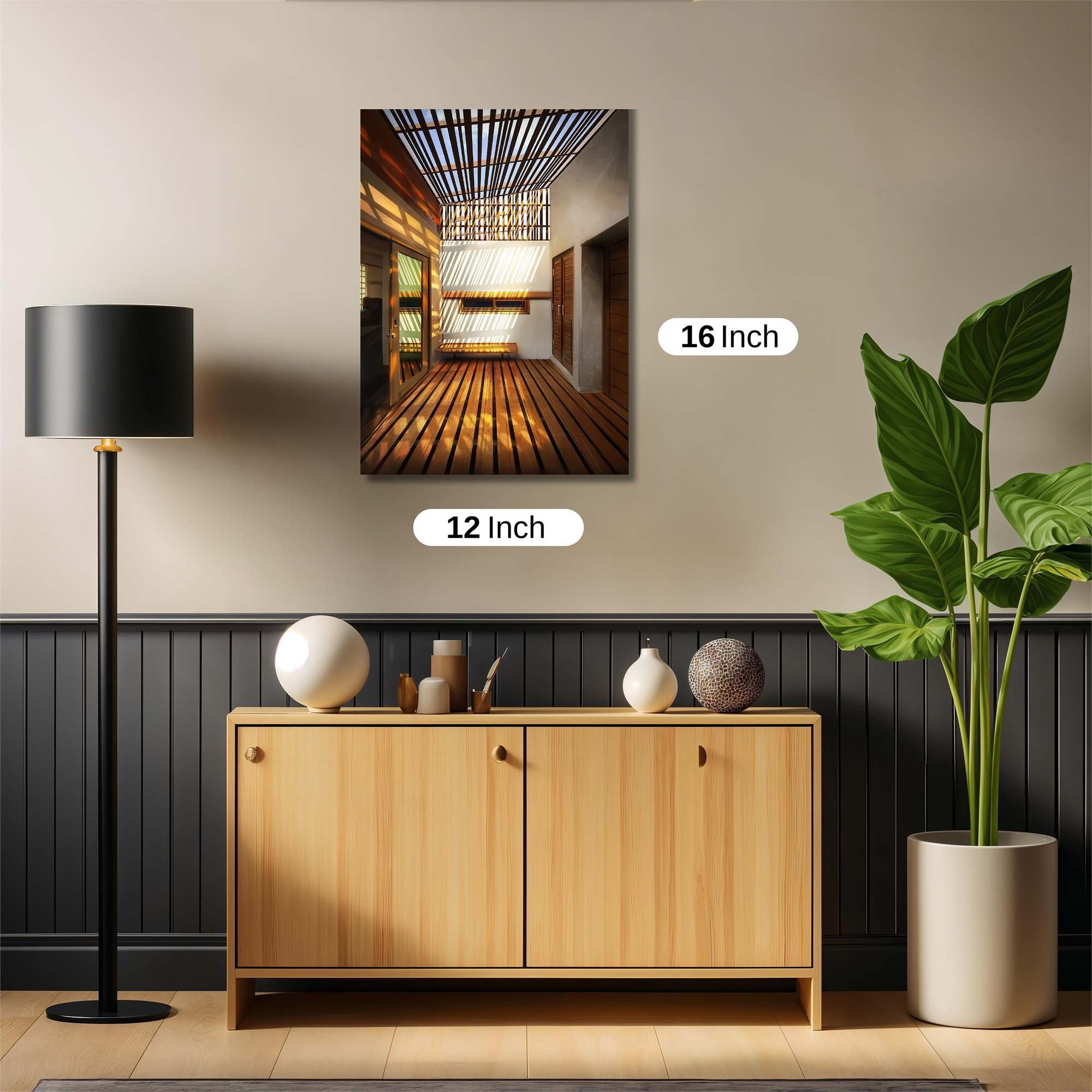 Sunlit Serenity Safe Wall Magnetic / M