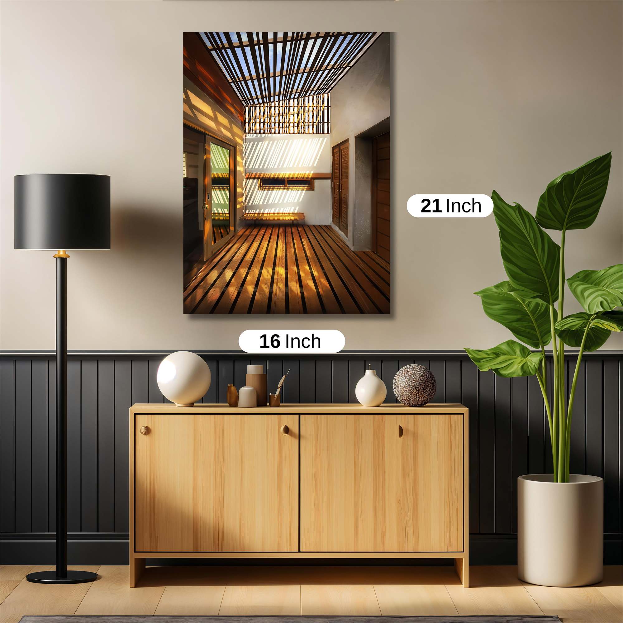 Sunlit Serenity Safe Wall Magnetic / M
