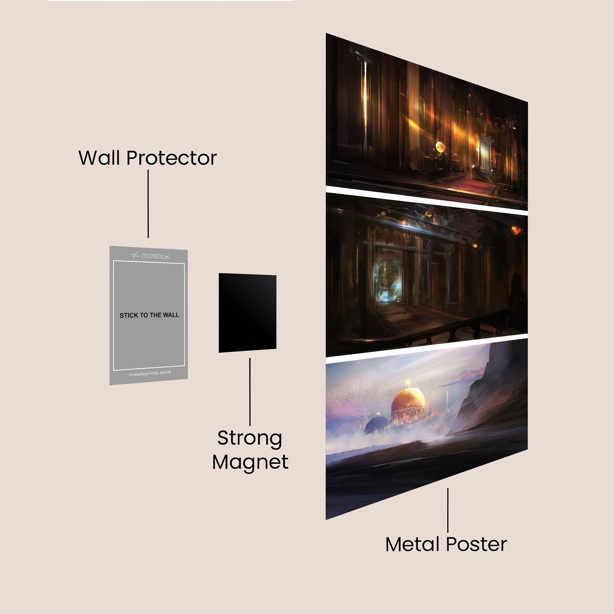 Mystic Voyage Safe Wall Magnetic / M