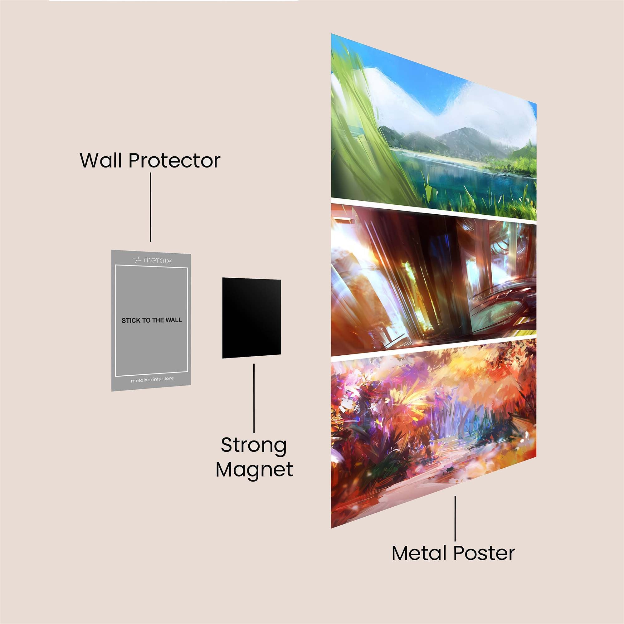 Nature's Serenity Safe Wall Magnetic / M