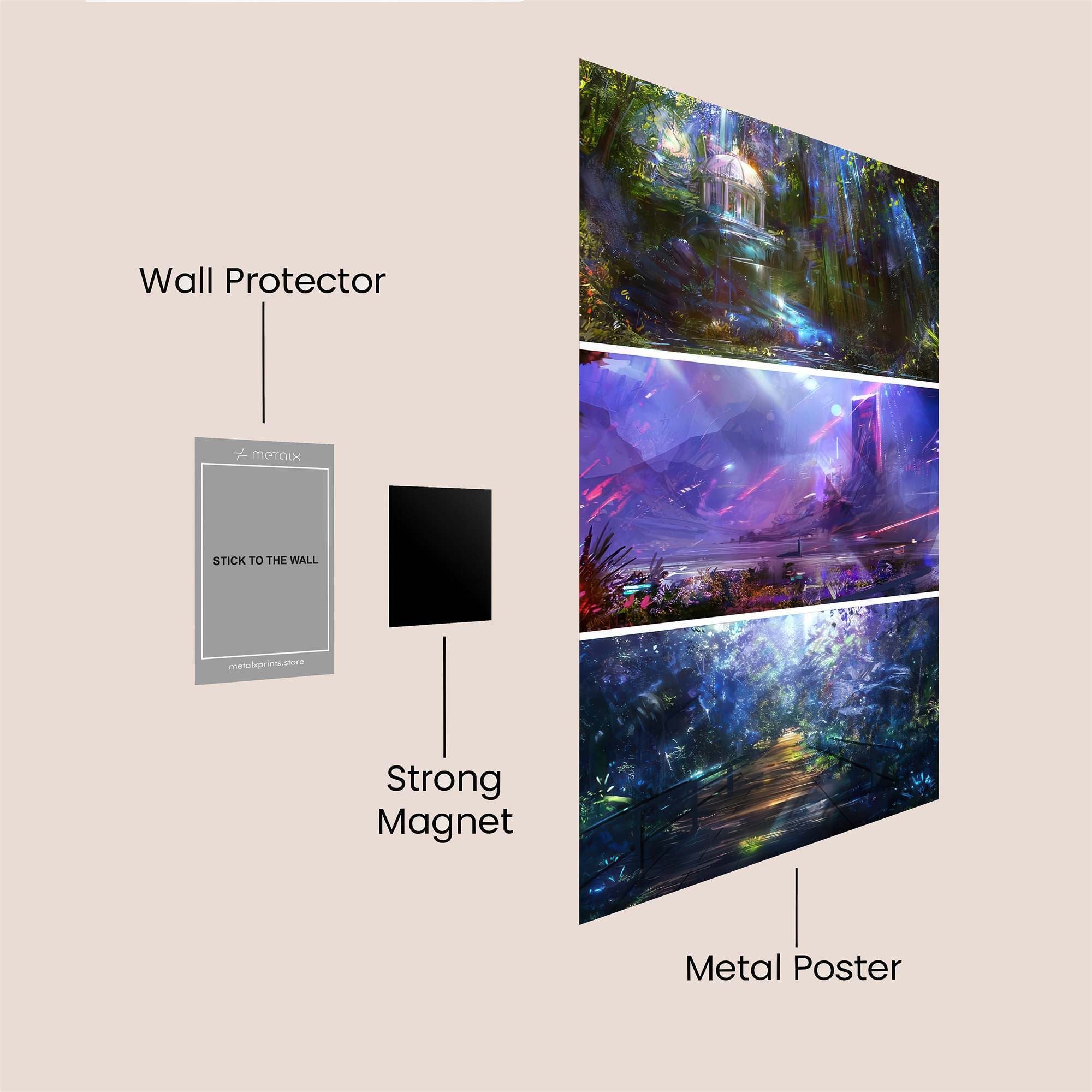 Enchanted Serenity Safe Wall Magnetic / M
