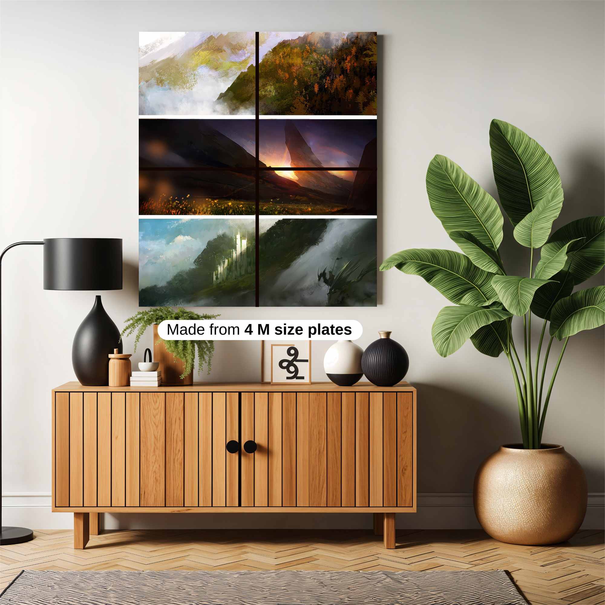 Mountain Majesty Safe Wall Magnetic / M