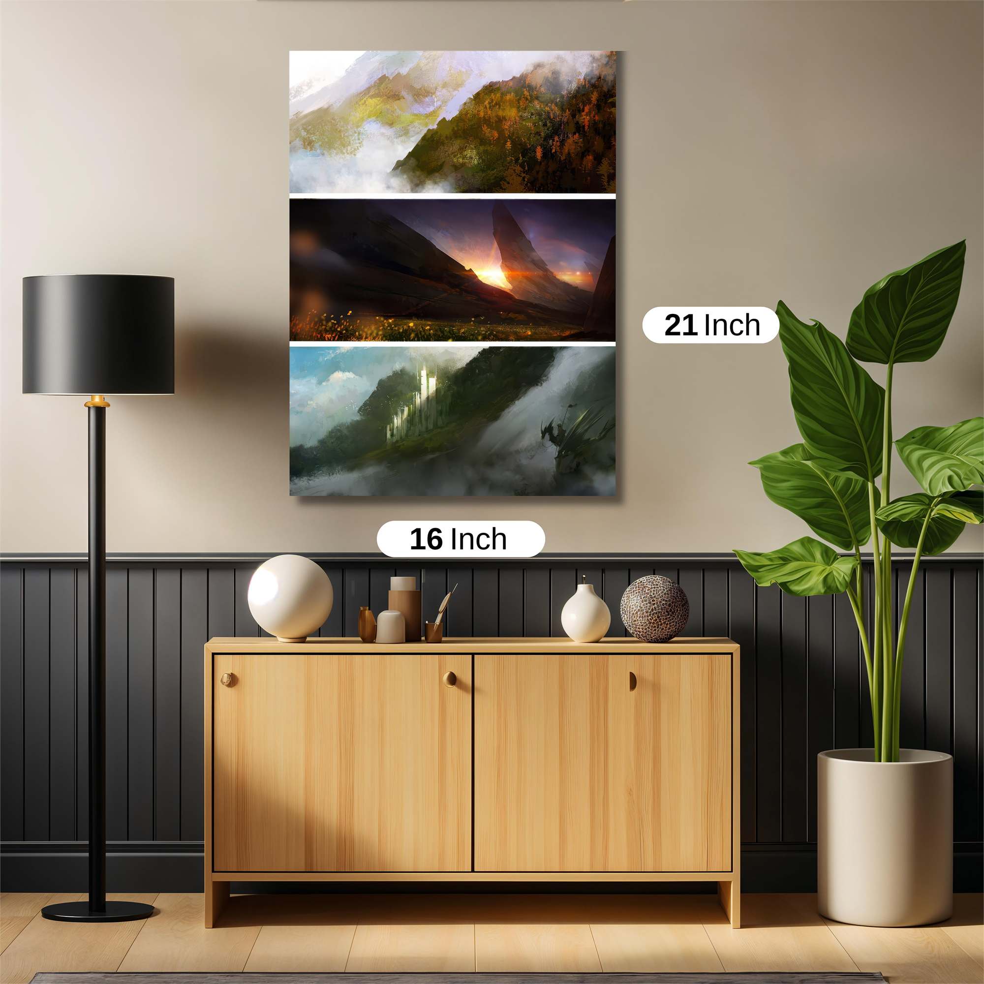 Mountain Majesty Safe Wall Magnetic / M